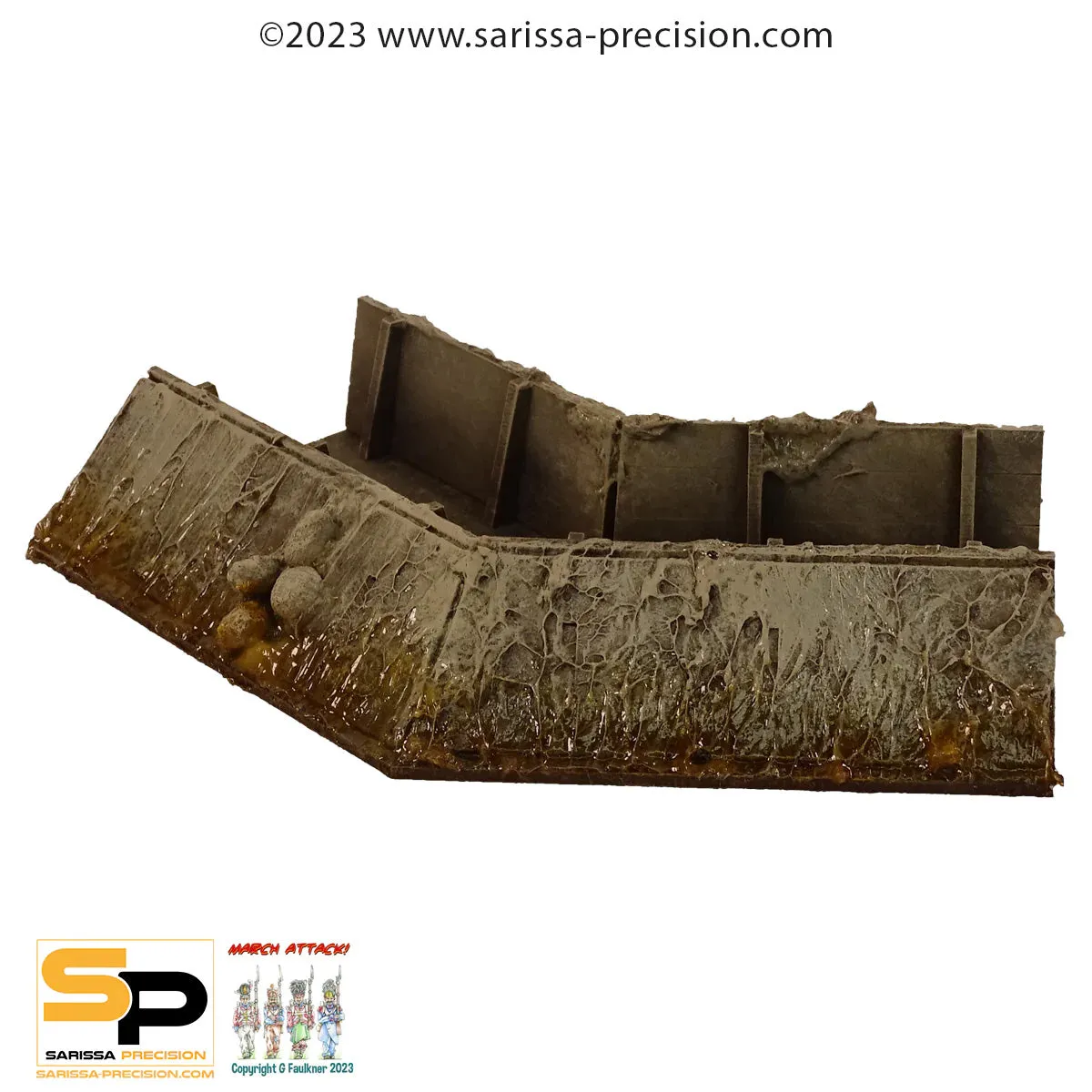 Bolt Action Trench System décor tranchées MDF 20-32mm