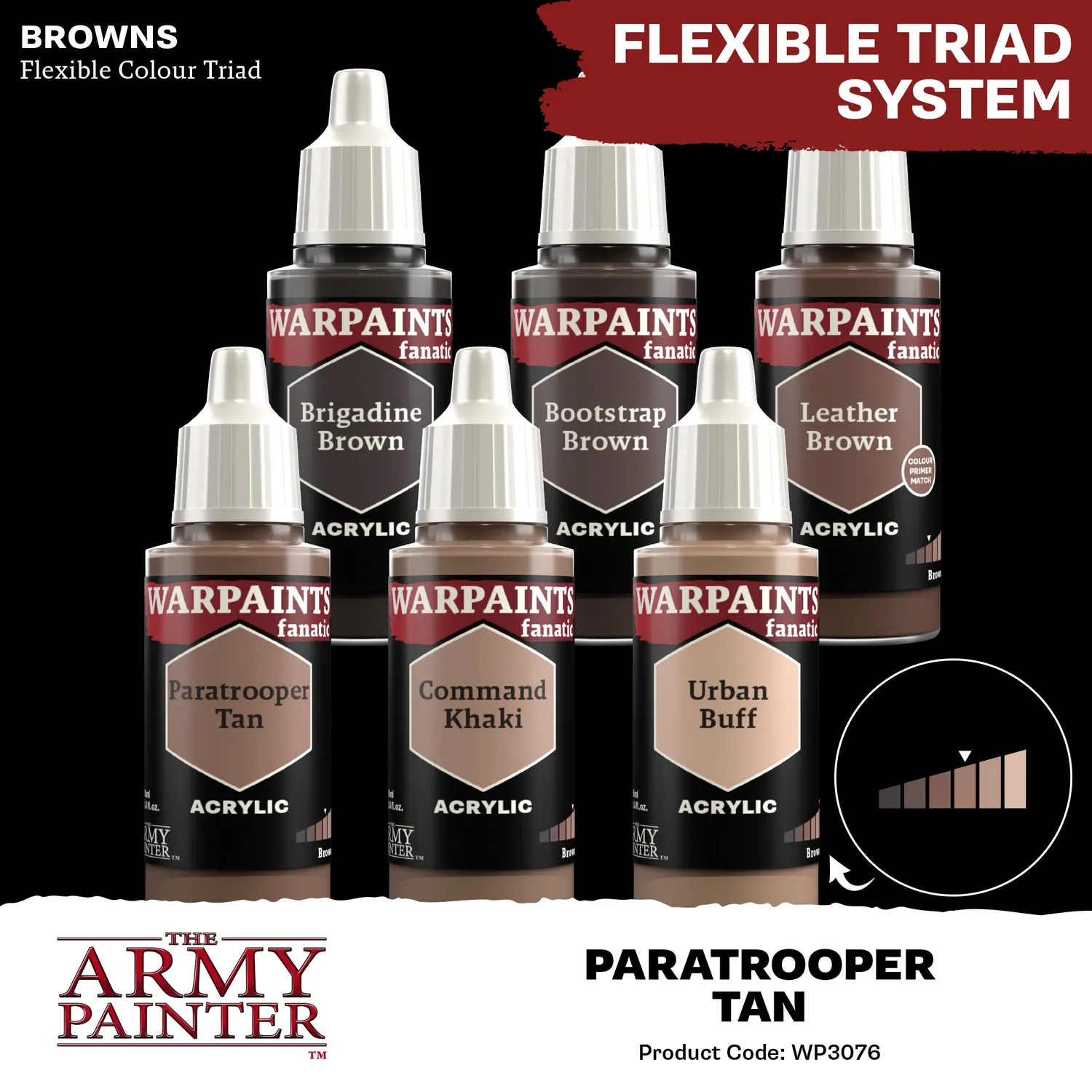 Army Painter Warpaints Fanatic Paratrooper Tan peinture 18 ml mat