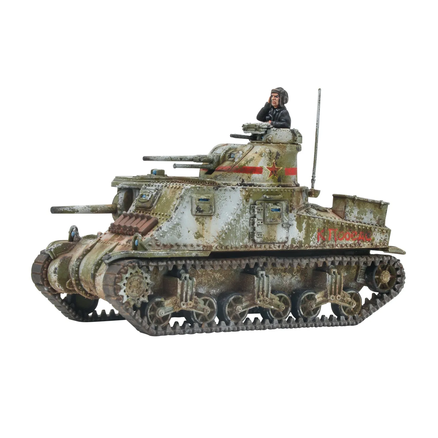 Bolt Action M3 Lee Armoured Platoon char lot de 3 plastique