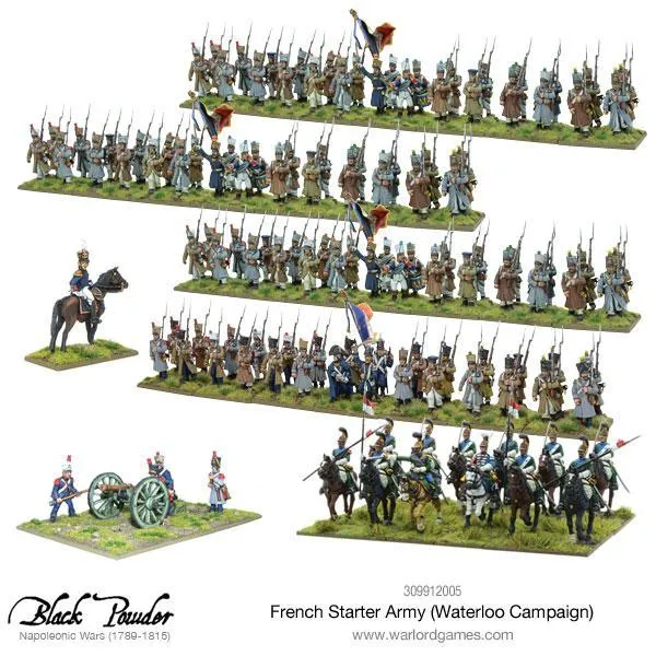 Warlord Games Black Powder Français Waterloo boîte figurines 125 pcs