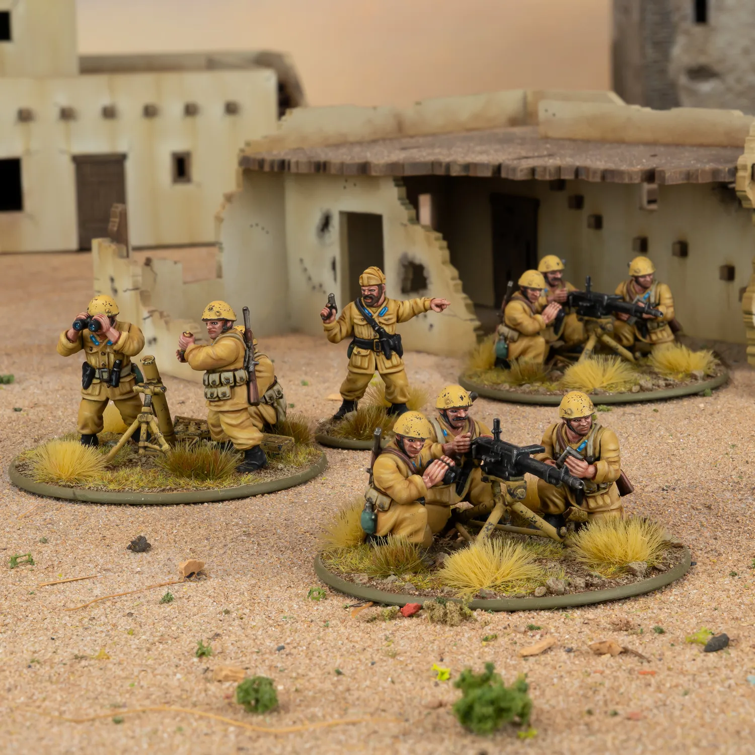 Bolt Action Paracadutisti Heavy Weapons Platoon figurines italiennes