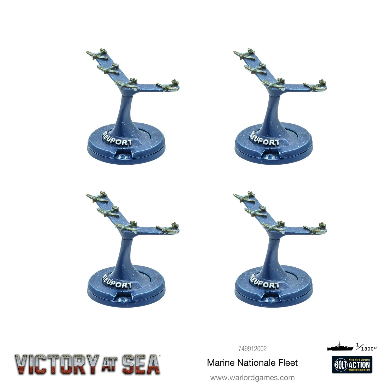 Warlord Games Victory at Sea Marine Nationale Fleet coffret