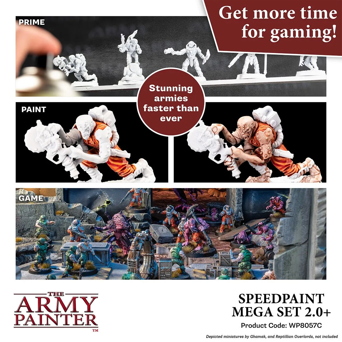 Bolt Action Speedpaint Mega Set 2.0 peinture 50 flacons couleurs métalliques