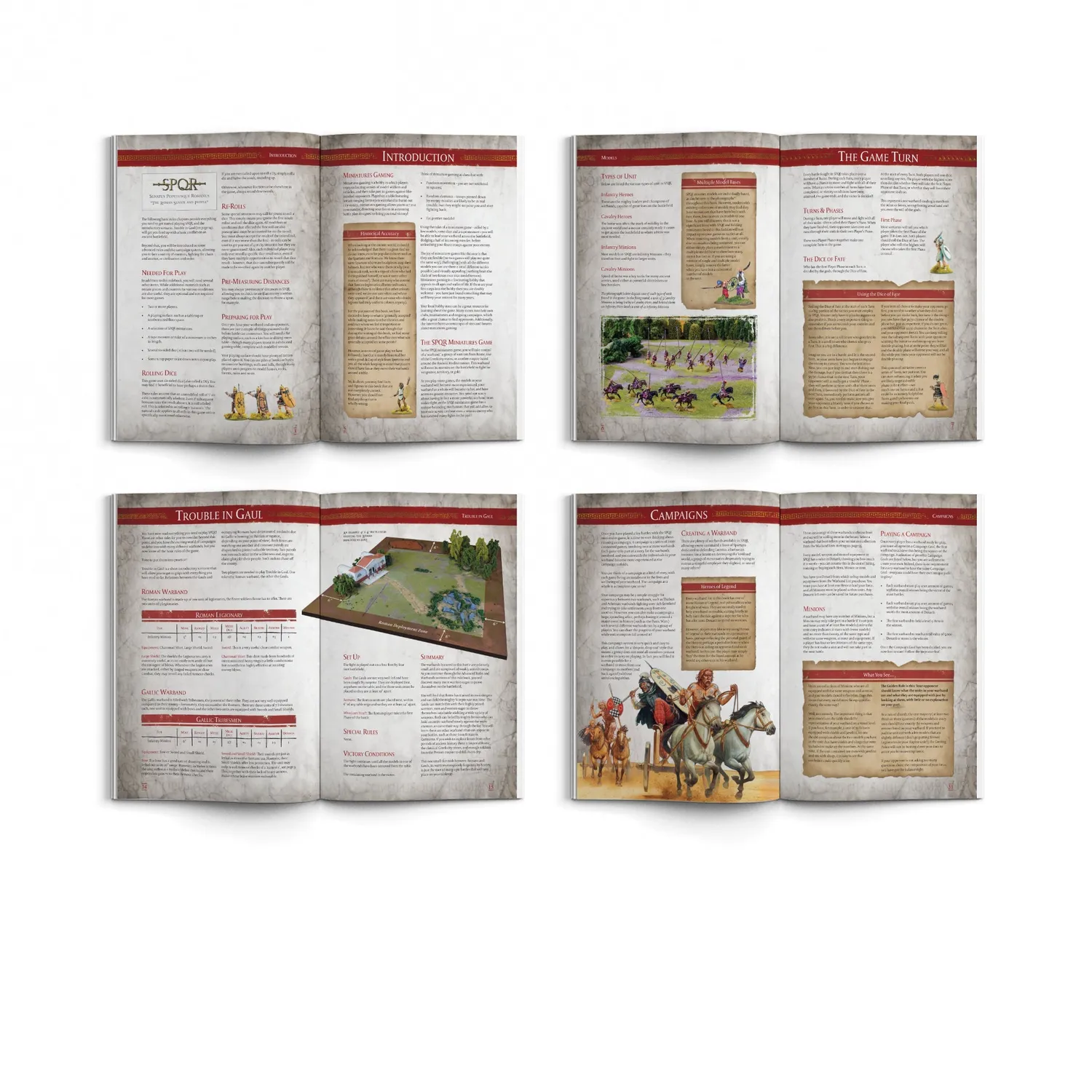 SPQR Death or Glory livre règles édition révisée
