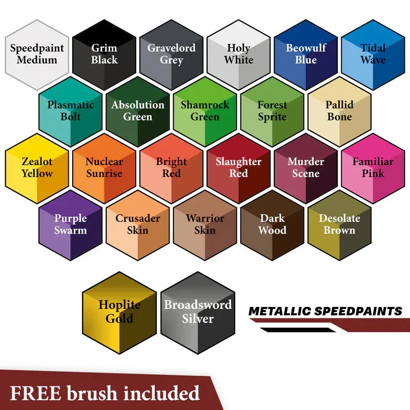 Army Painter Speedpaint Most Wanted Set 2.0 peintures acryliques 24 flacons 18 ml