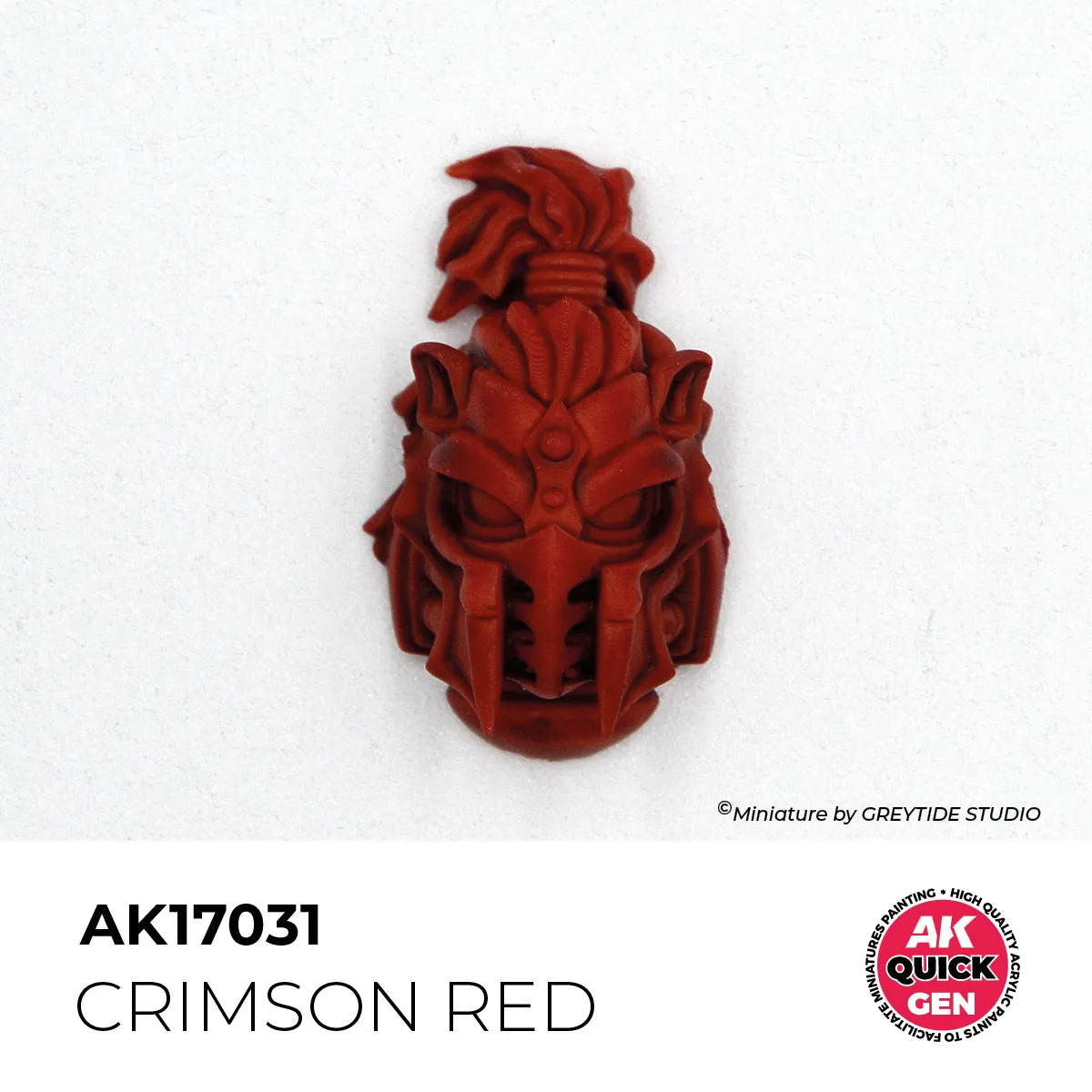 AK Interactive QuickGen Crimson Red peinture acrylique 17 ml contrastée