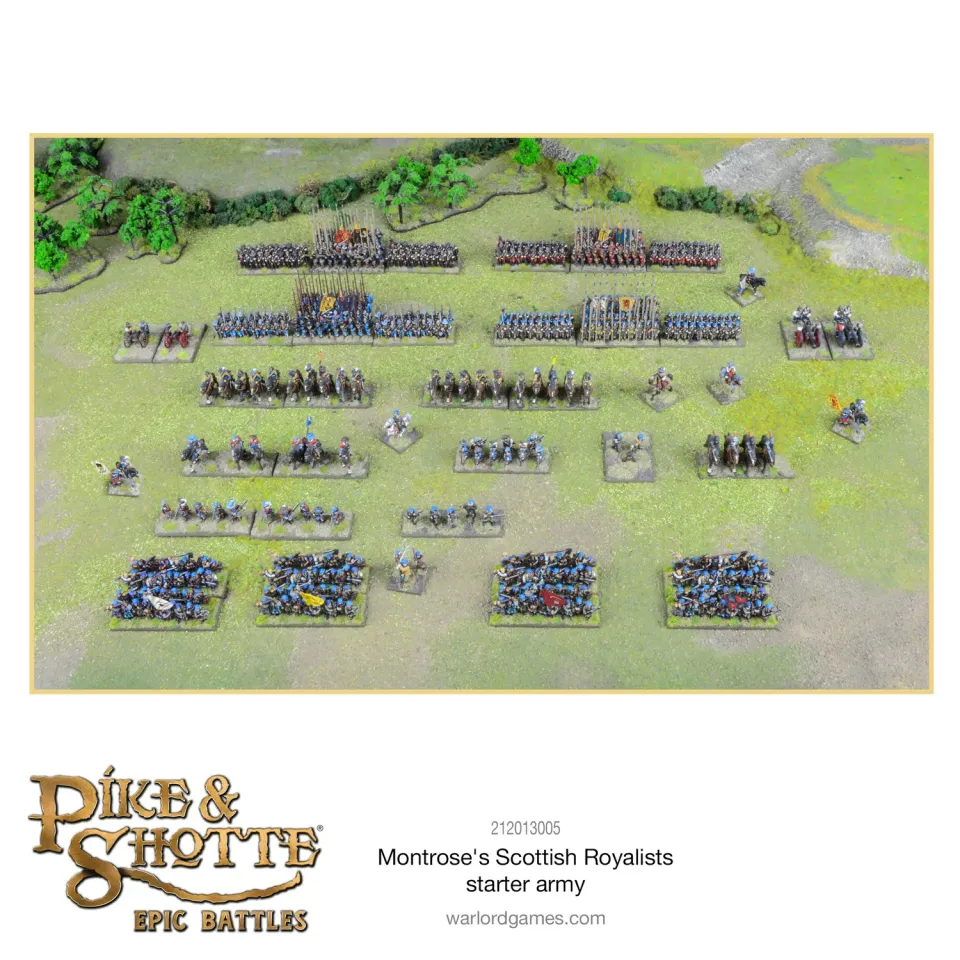 Pike & Shotte Epic Battles Montrose Royalists armée starter