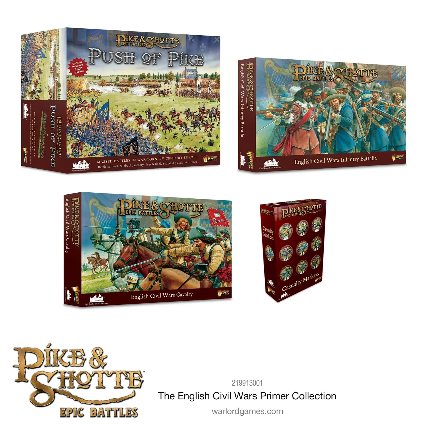 Bolt Action Pike & Shotte English Civil Wars Primer Collection coffret