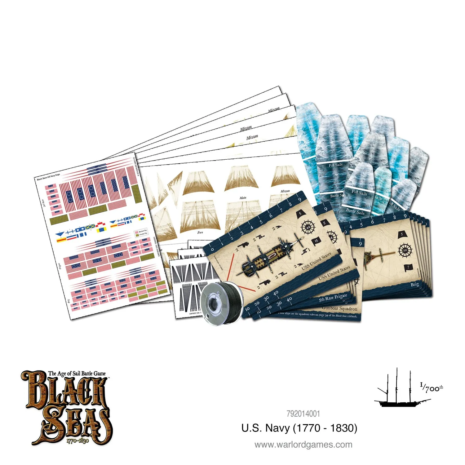 Warlord Games Black Seas U.S. Navy Fleet coffret flotte