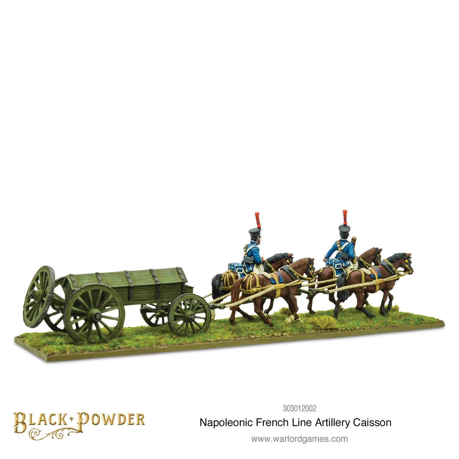 Bolt Action Napoleonic French Line Artillery Caisson caisson résine