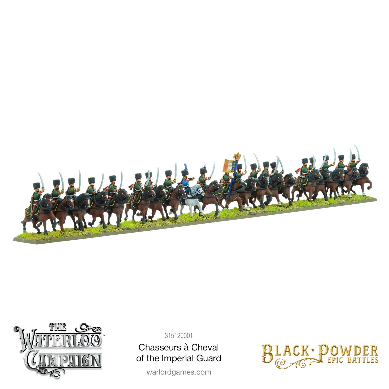 Black Powder Epic Battles Waterloo French Chasseurs à Cheval figurines