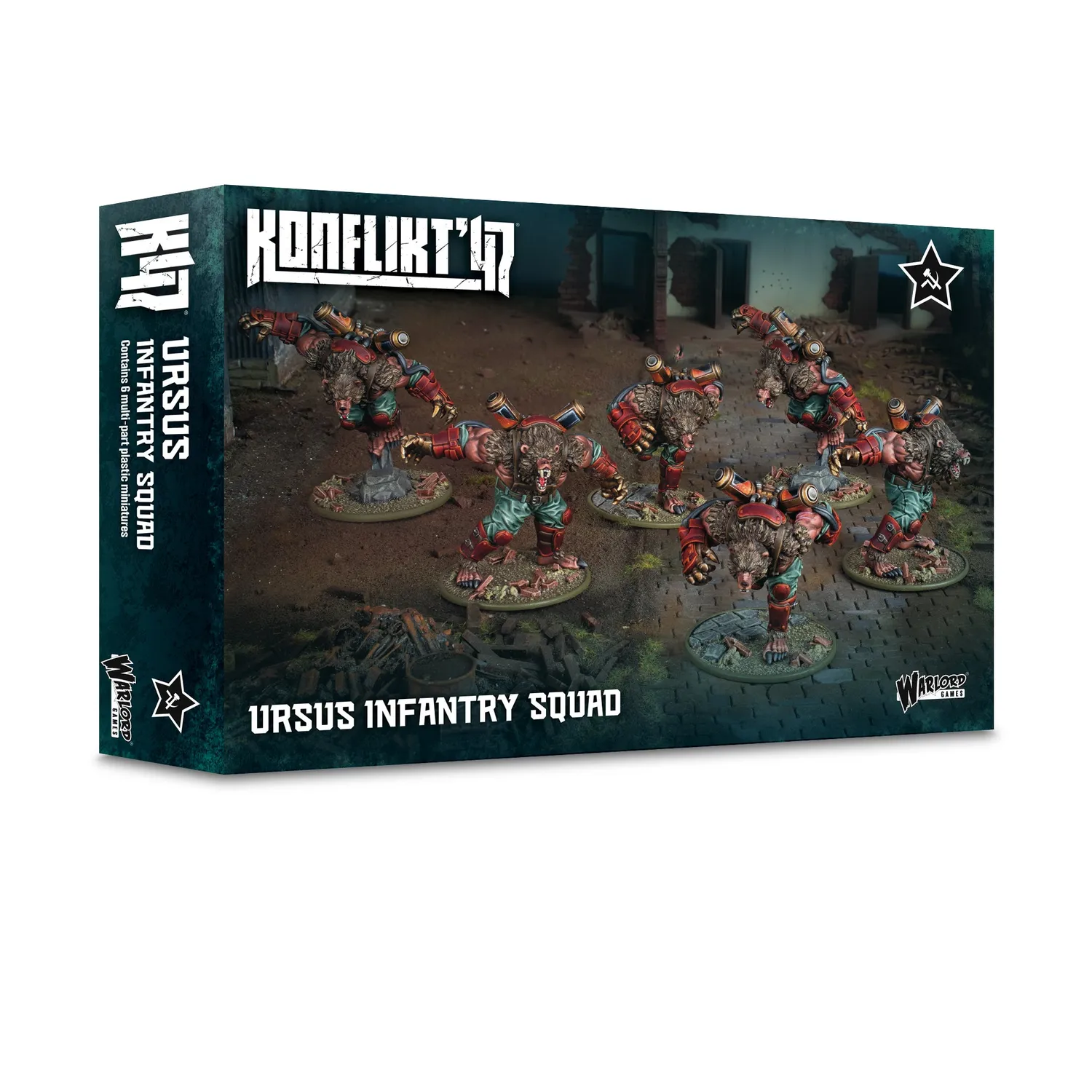 Bolt Action Konflikt 47 Ursus Infantry Squad figurines x6