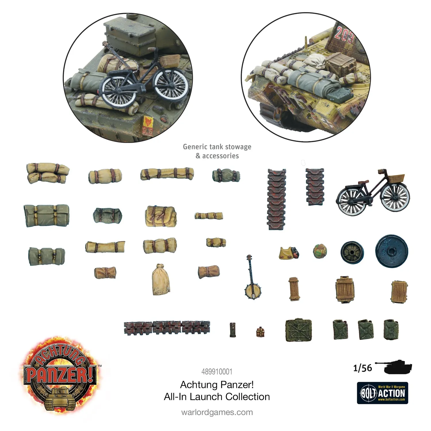 Bolt Action Achtung Panzer All-In Launch Collection coffret chars