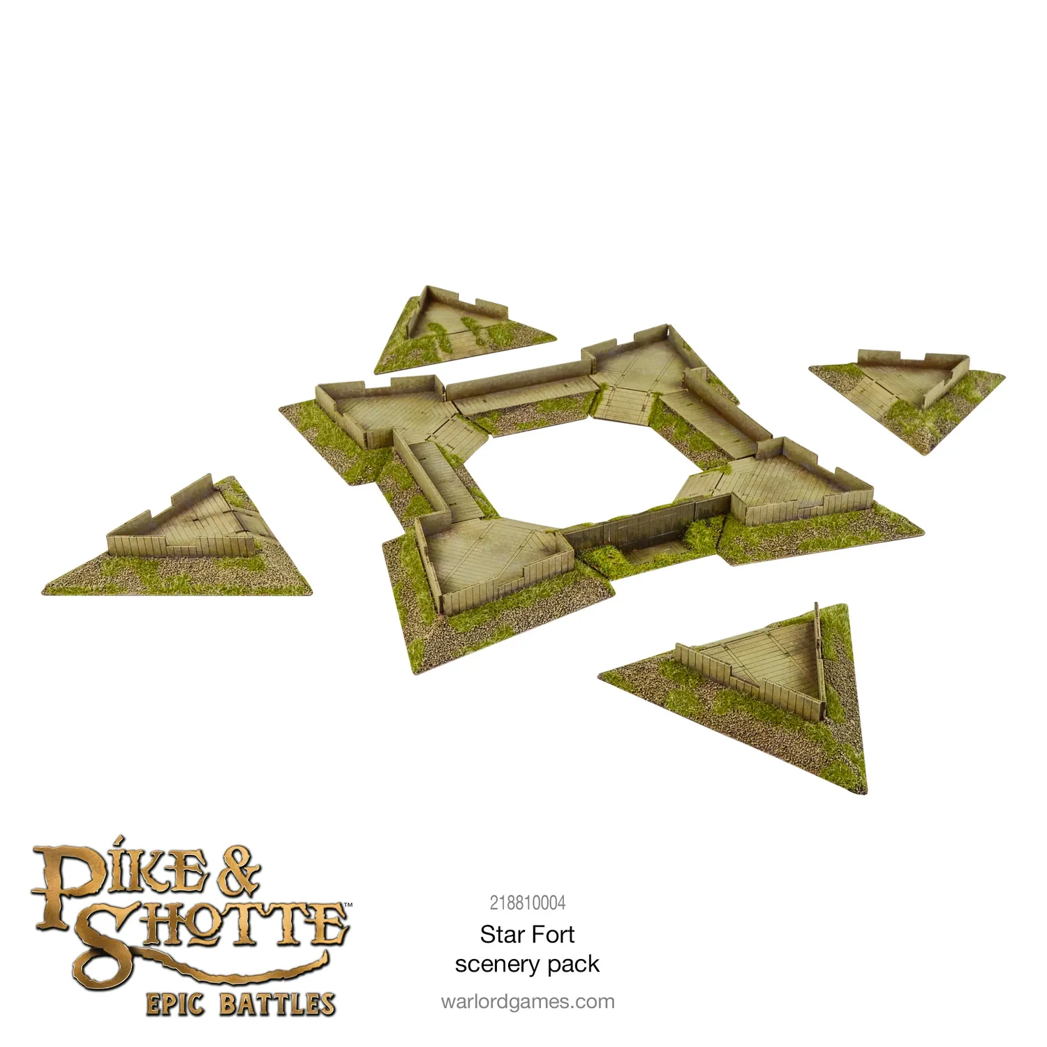 Bolt Action Pike & Shotte Epic Battles Star Fort décor MDF