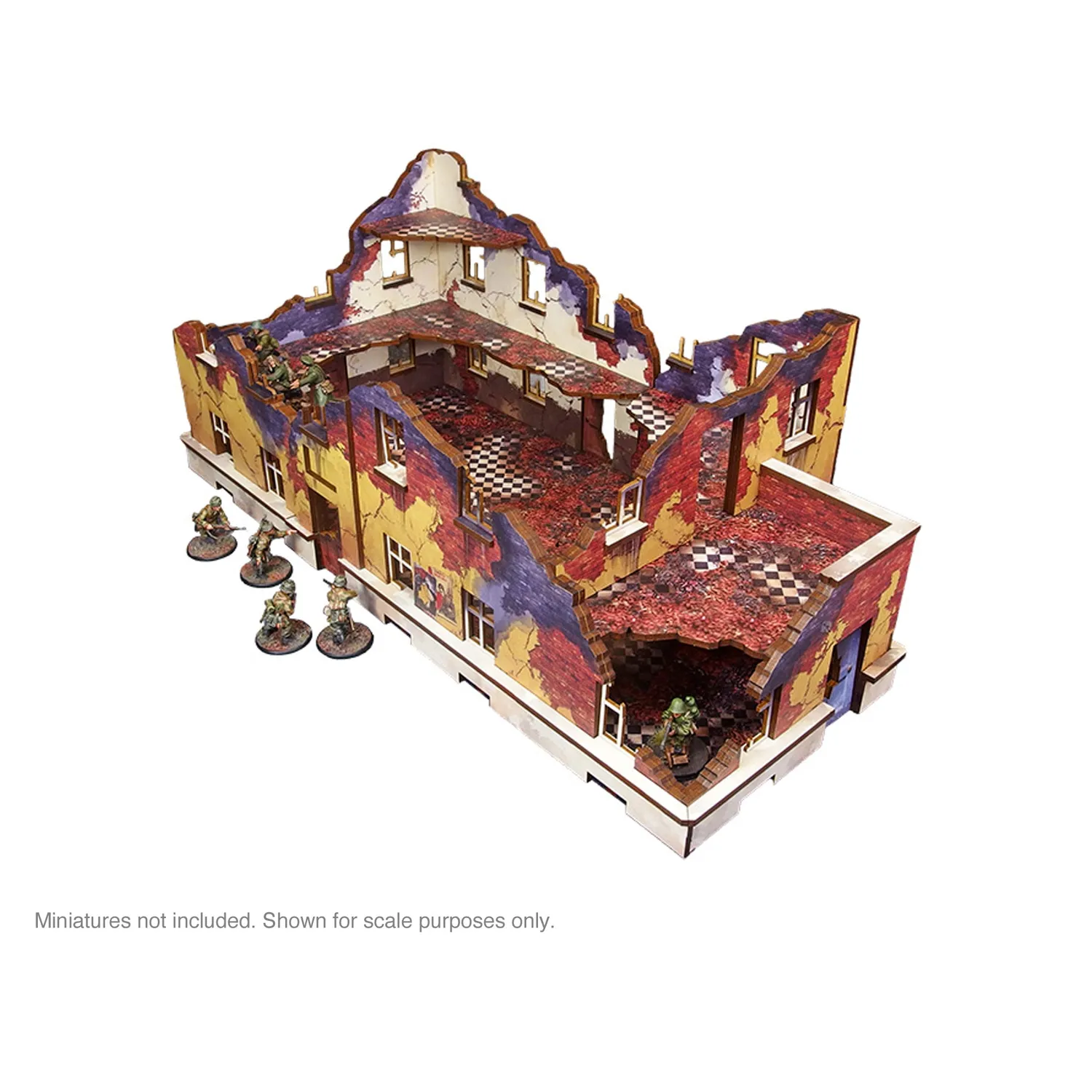 Bolt Action Ostfront Stalingrad School décor prépeint bundle ruines