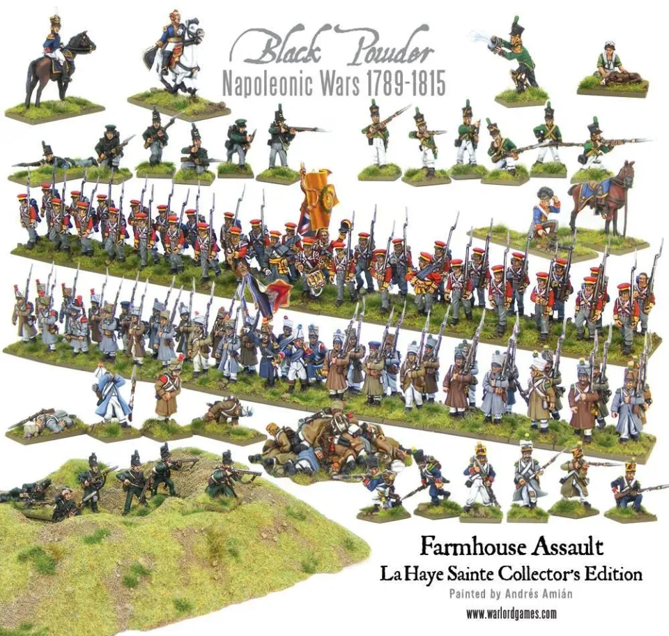 Bolt Action Farmhouse Assault La Haye Sainte Collectors Edition décor