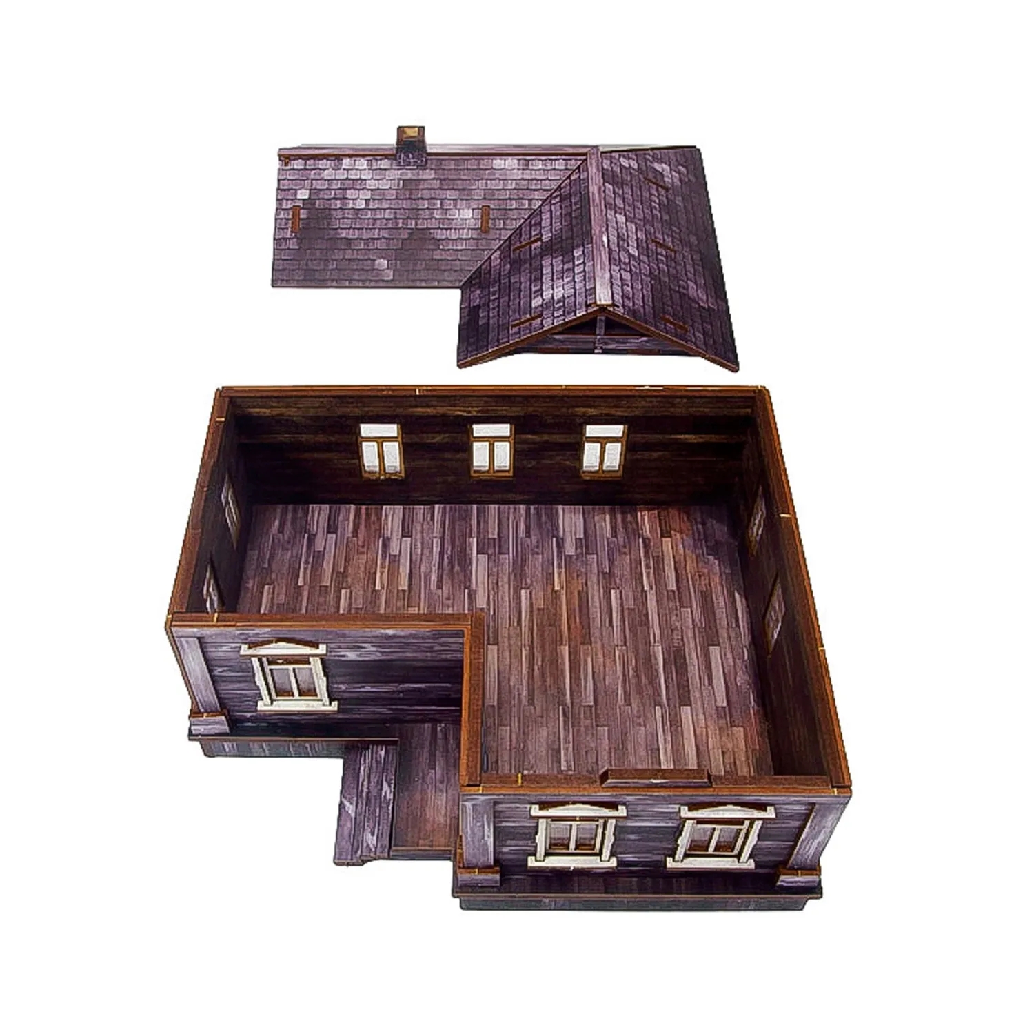 Bolt Action Pre-Painted WW2 Ostfront Village Maria's House décor prépeint HDF
