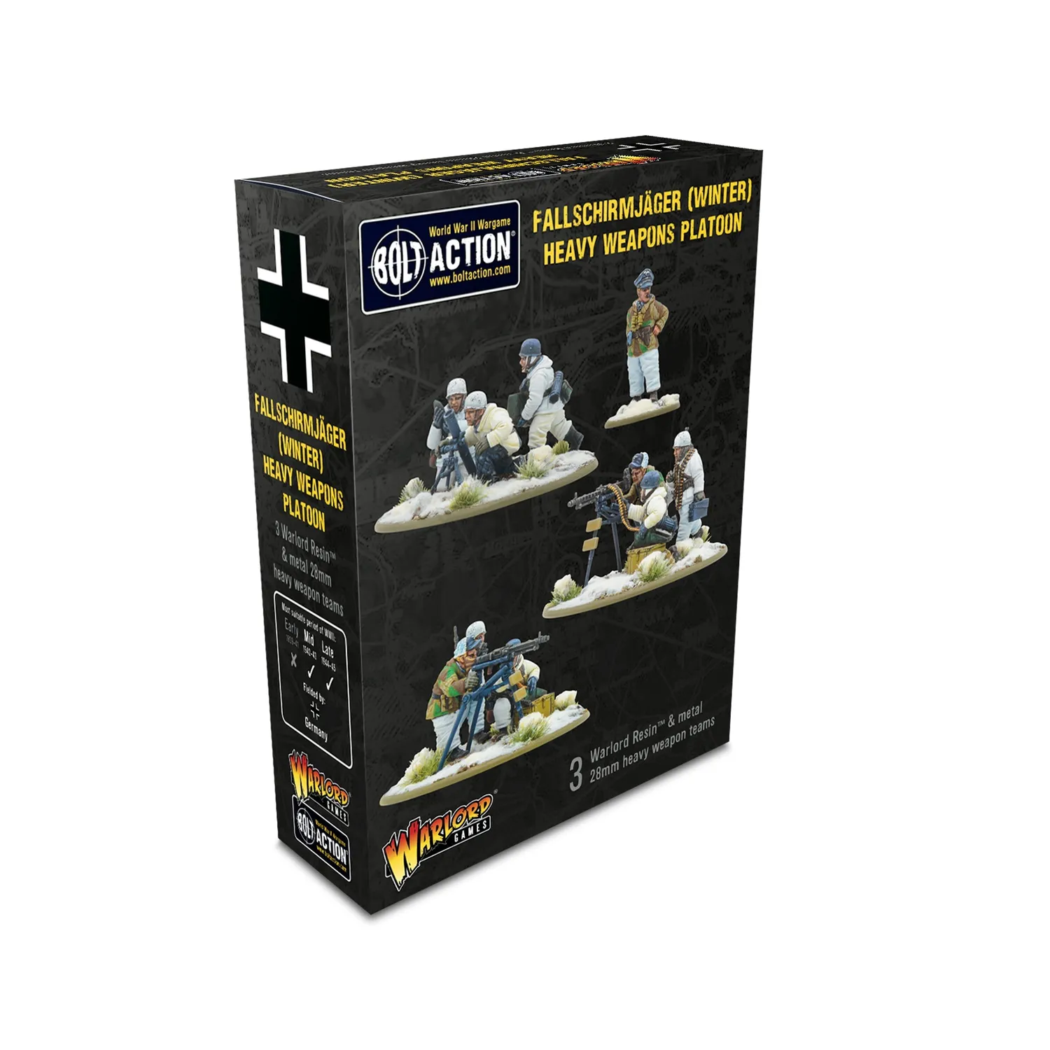 Bolt Action Winter Fallschirmjäger Heavy Weapons Platoon peloton armes lourdes