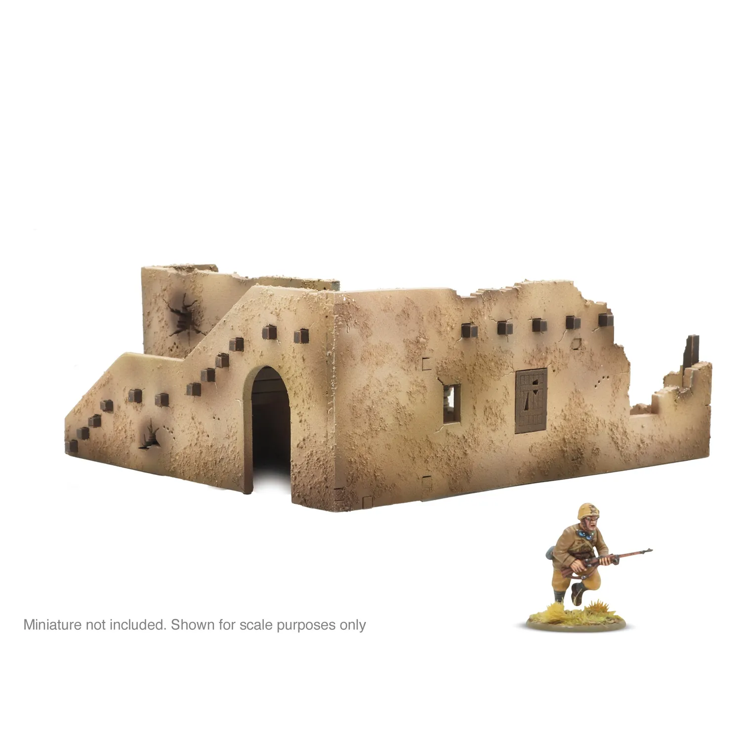 Warlord Gentleman's War ruine adobe décor MDF désert