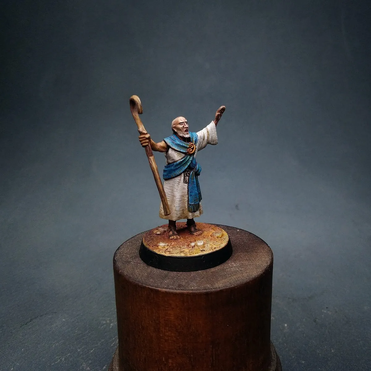 Brother Vinni Prêtre druide figurine 28 mm résine SAGA