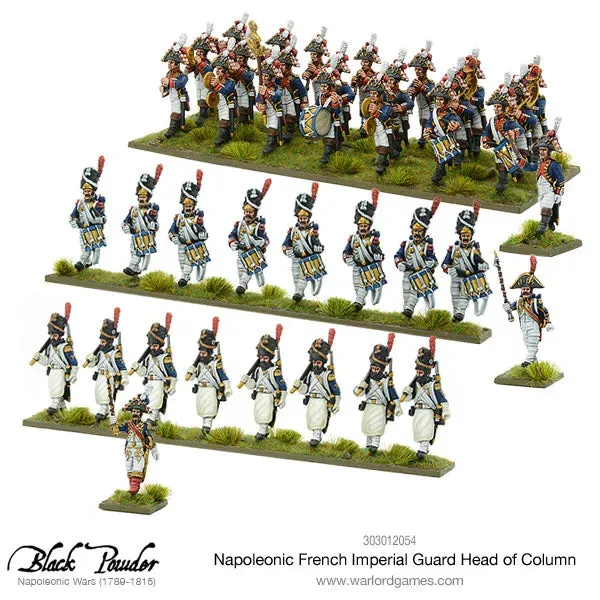 Warlord Games Black Powder Garde Impériale tête colonne métal