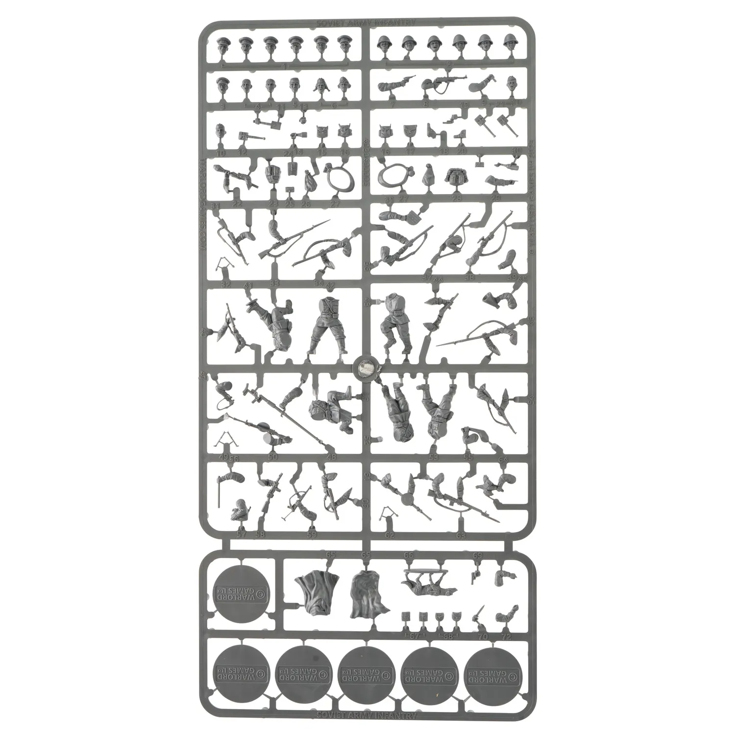 Bolt Action Soviet Army Infantry Platoon boîte 30 figurines été