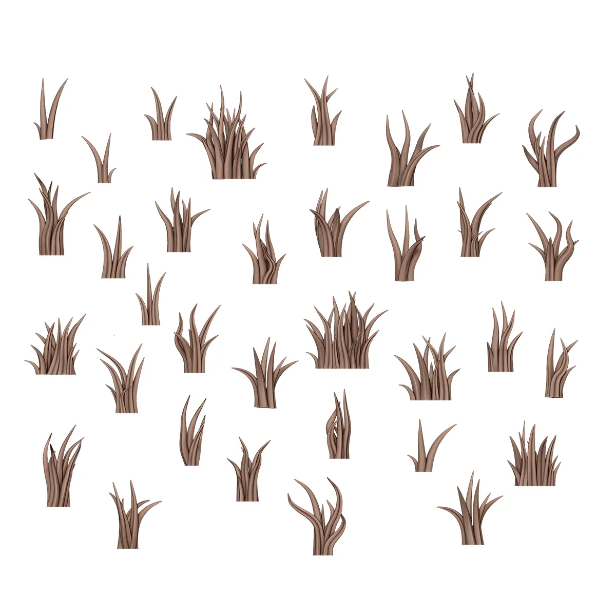 Des Tranchées aux Barricades Herbes Folles résine 28mm 35 pcs
