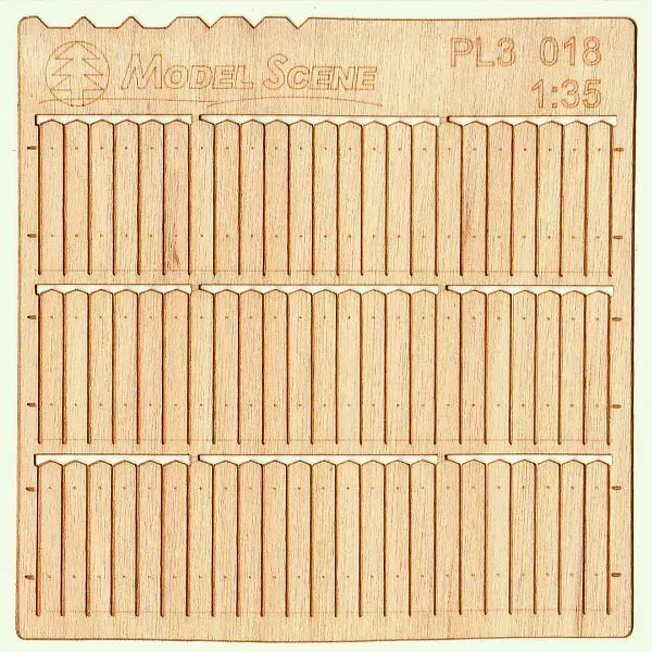 Albion Model Scene Stockade Privacy Fence clôture lot de 2