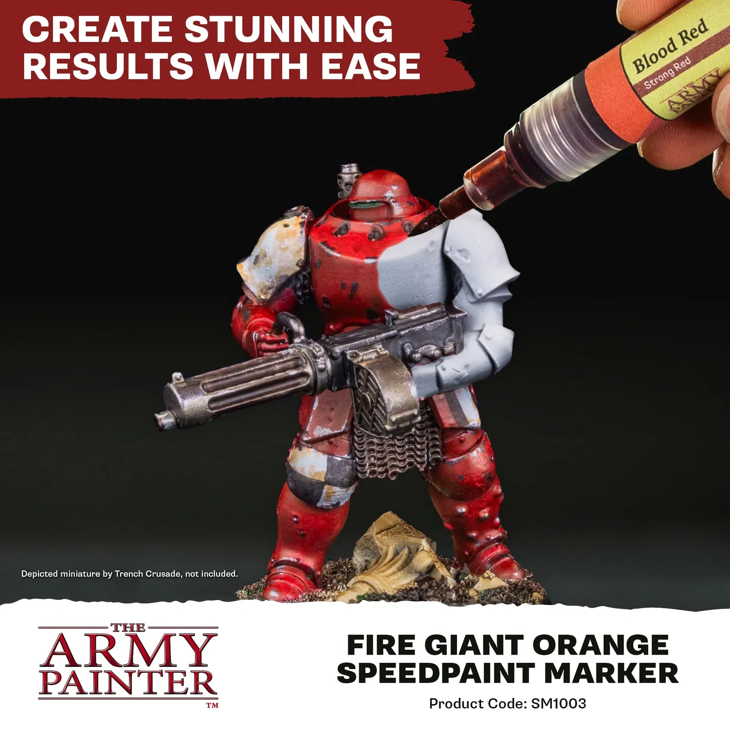 Bolt Action Speedpaint Marker Fire Giant Orange feutre peinture orange