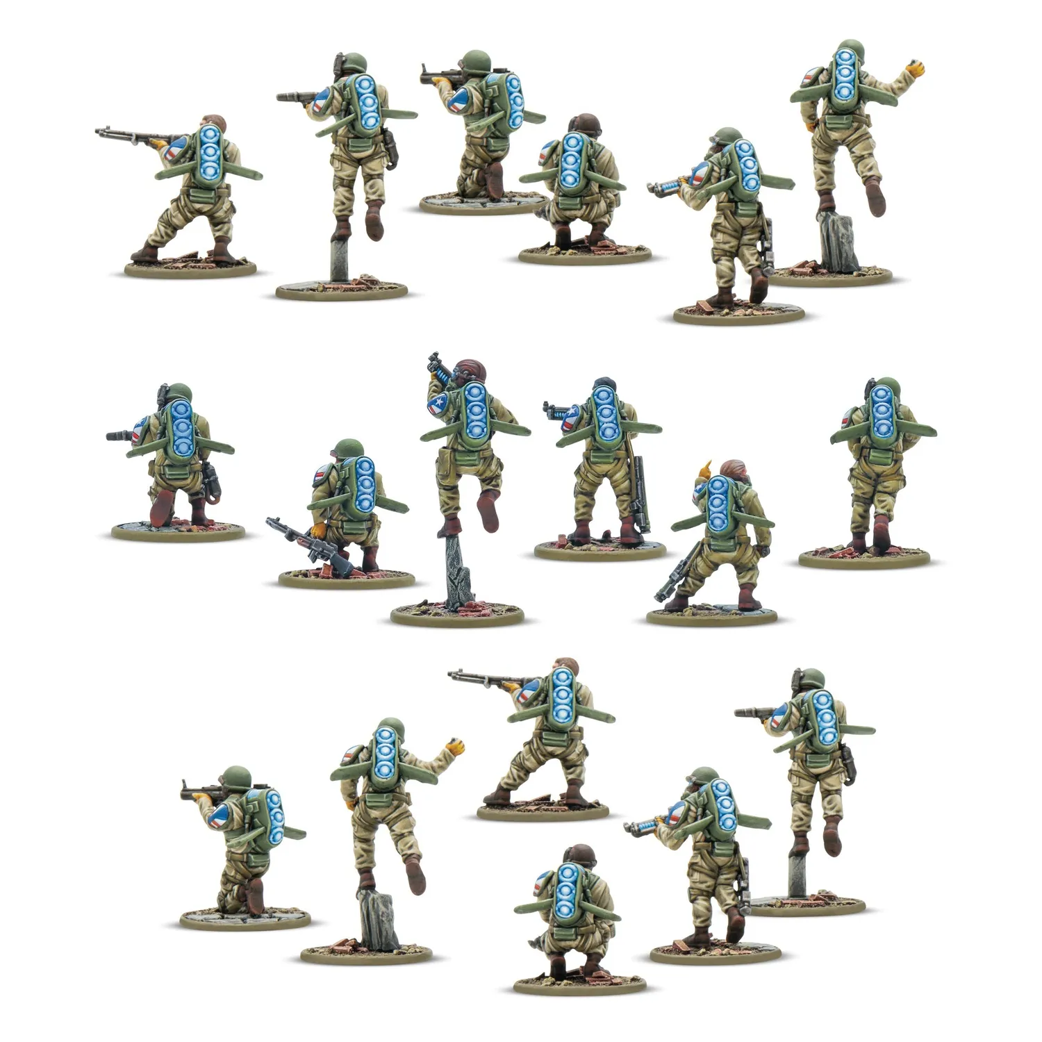 Konflikt '47 Firefly Airborne Infantry figurines plastique 18 soldats