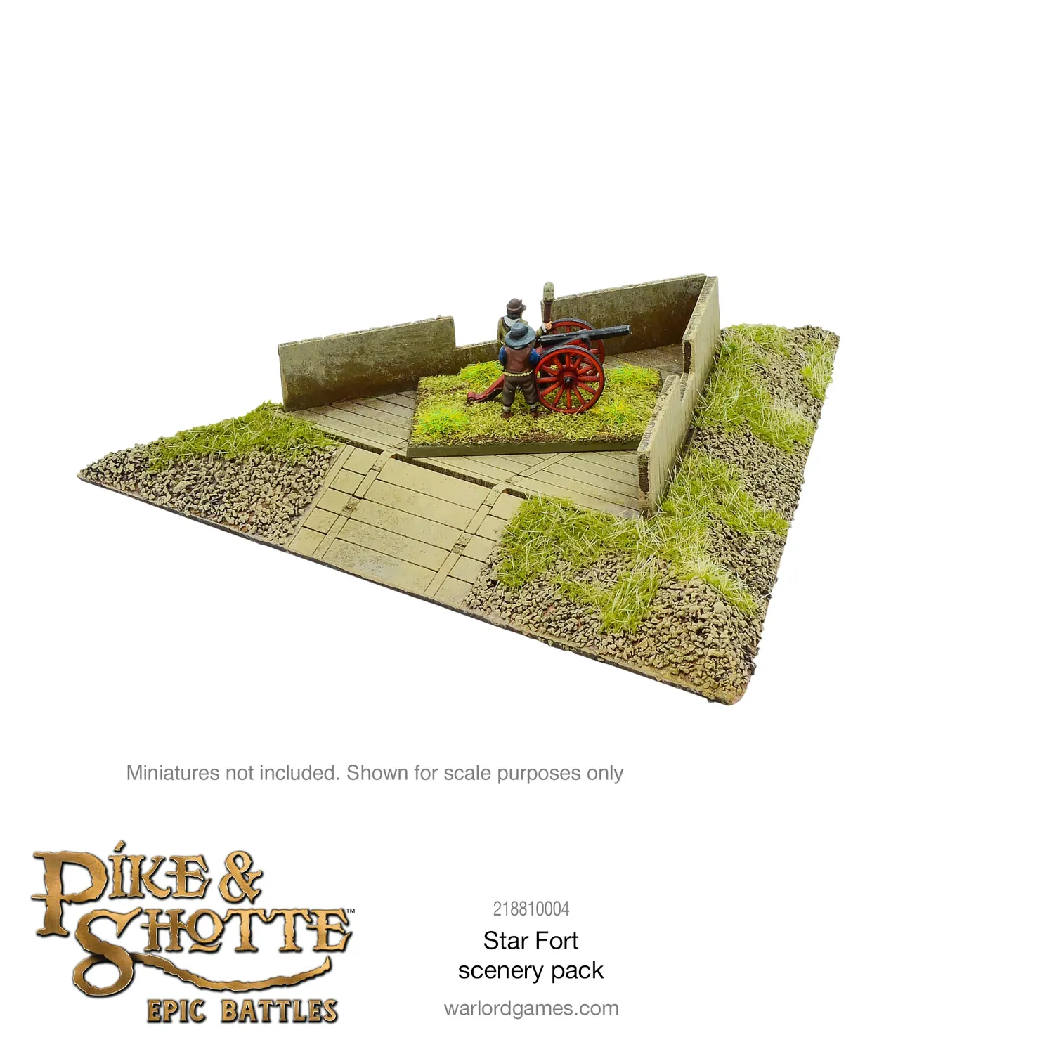 Bolt Action Pike & Shotte Epic Battles Star Fort décor MDF