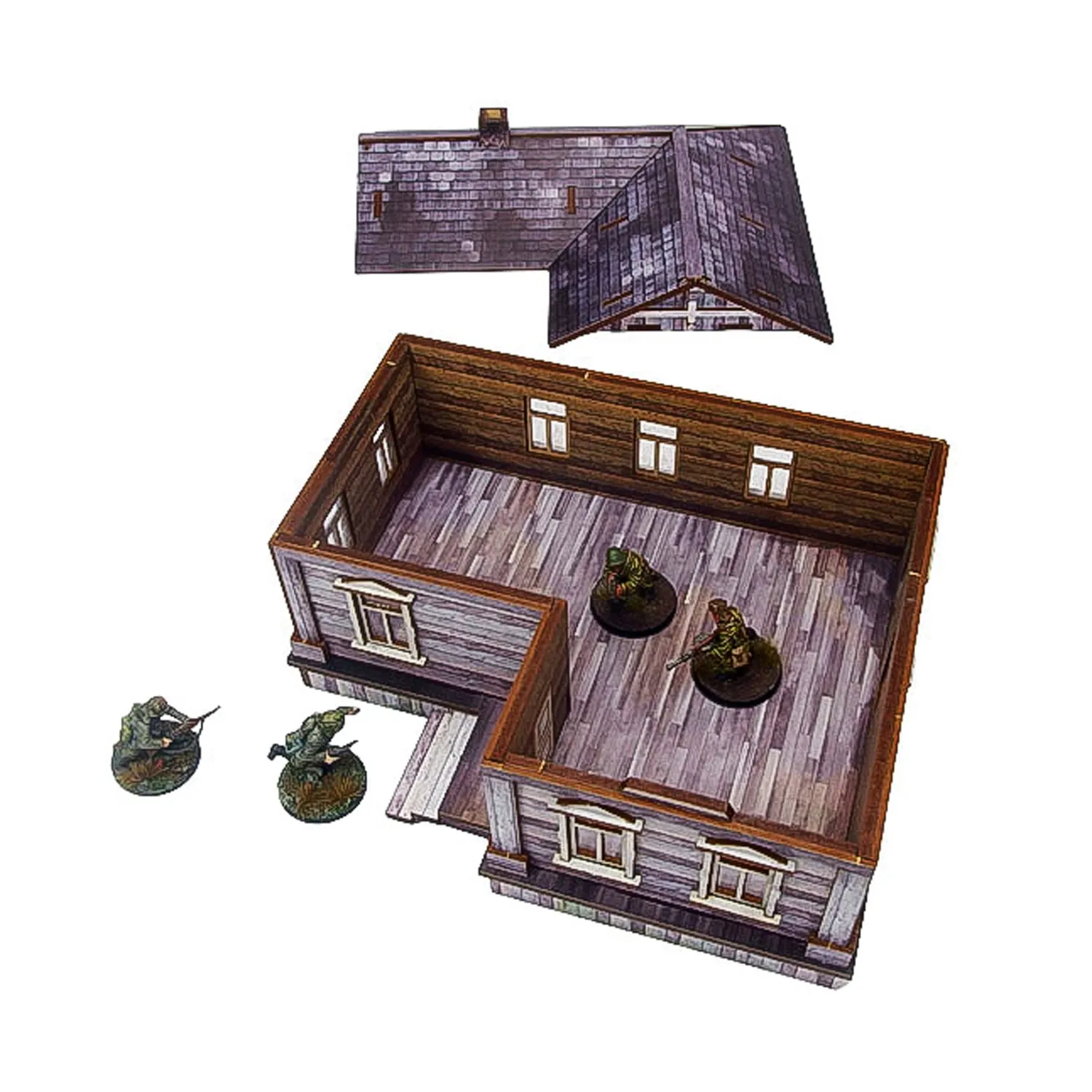 Bolt Action Ostfront Iwan's House décor prépeint village
