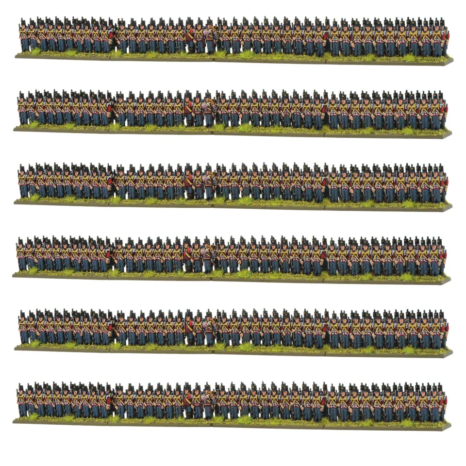 Black Powder Epic British Light Infantry Brigade résine 6 bataillons