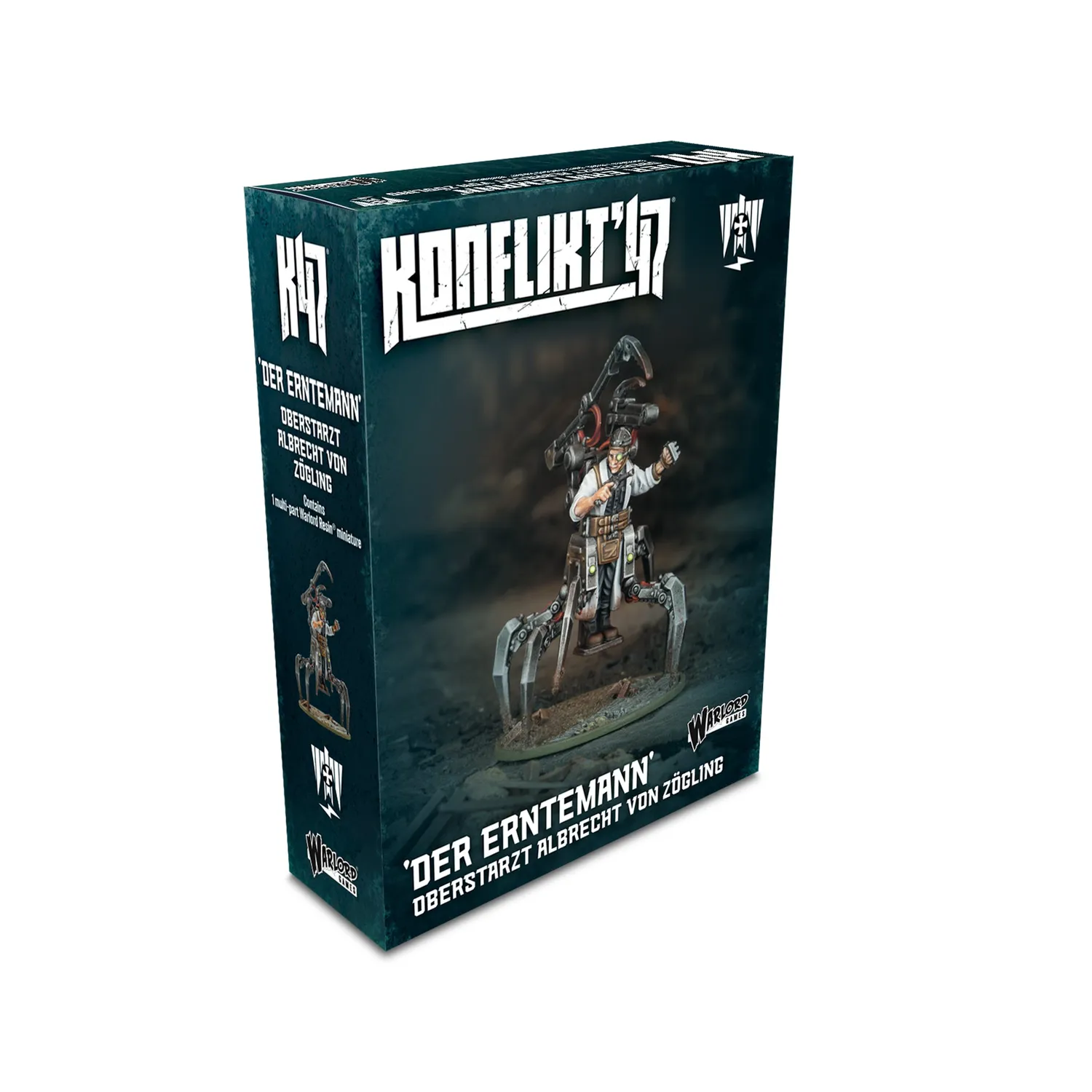 Bolt Action Konflikt 47 Von Zögling figurine résine héros