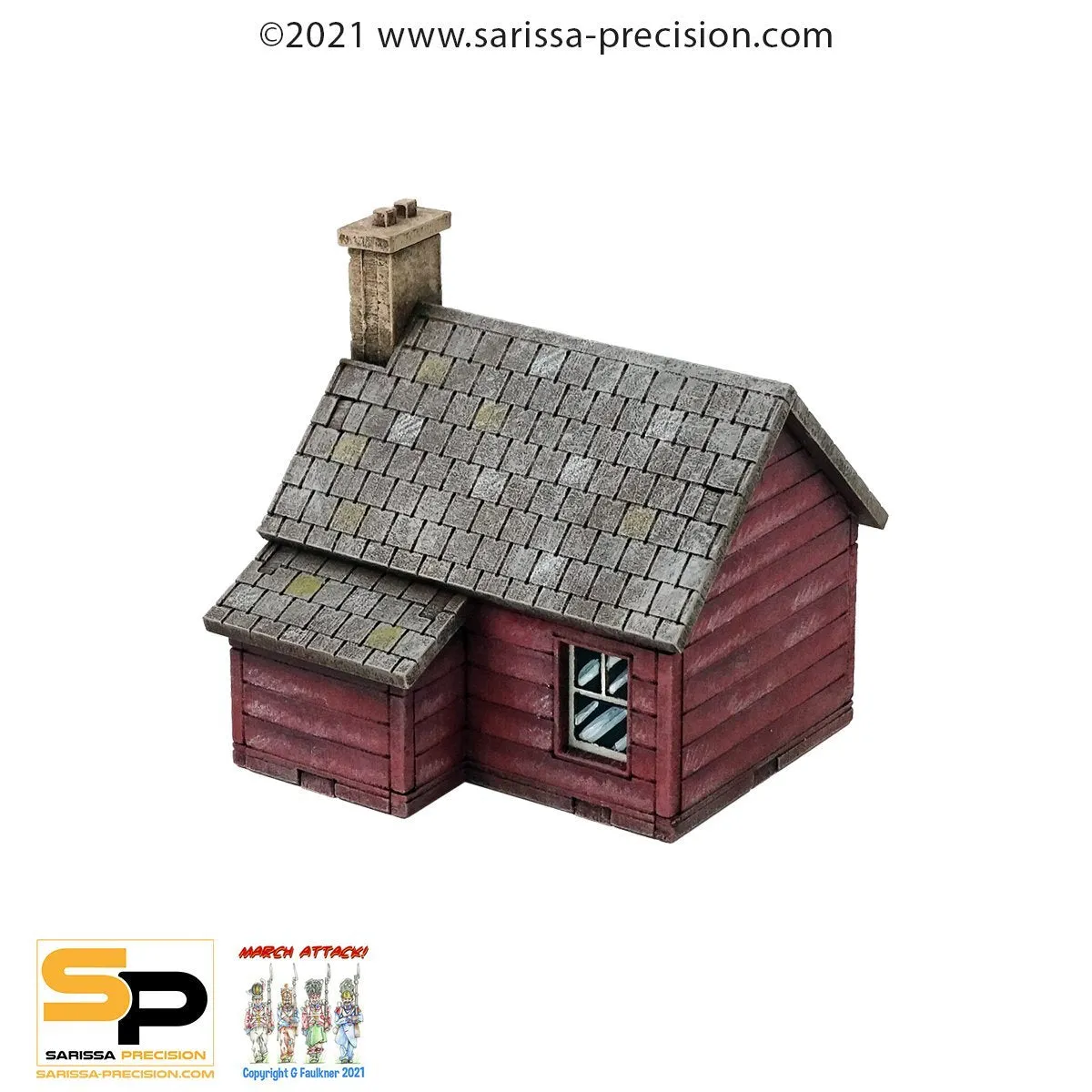 Bolt Action Cabin 1 décor MDF 15 mm Amérique