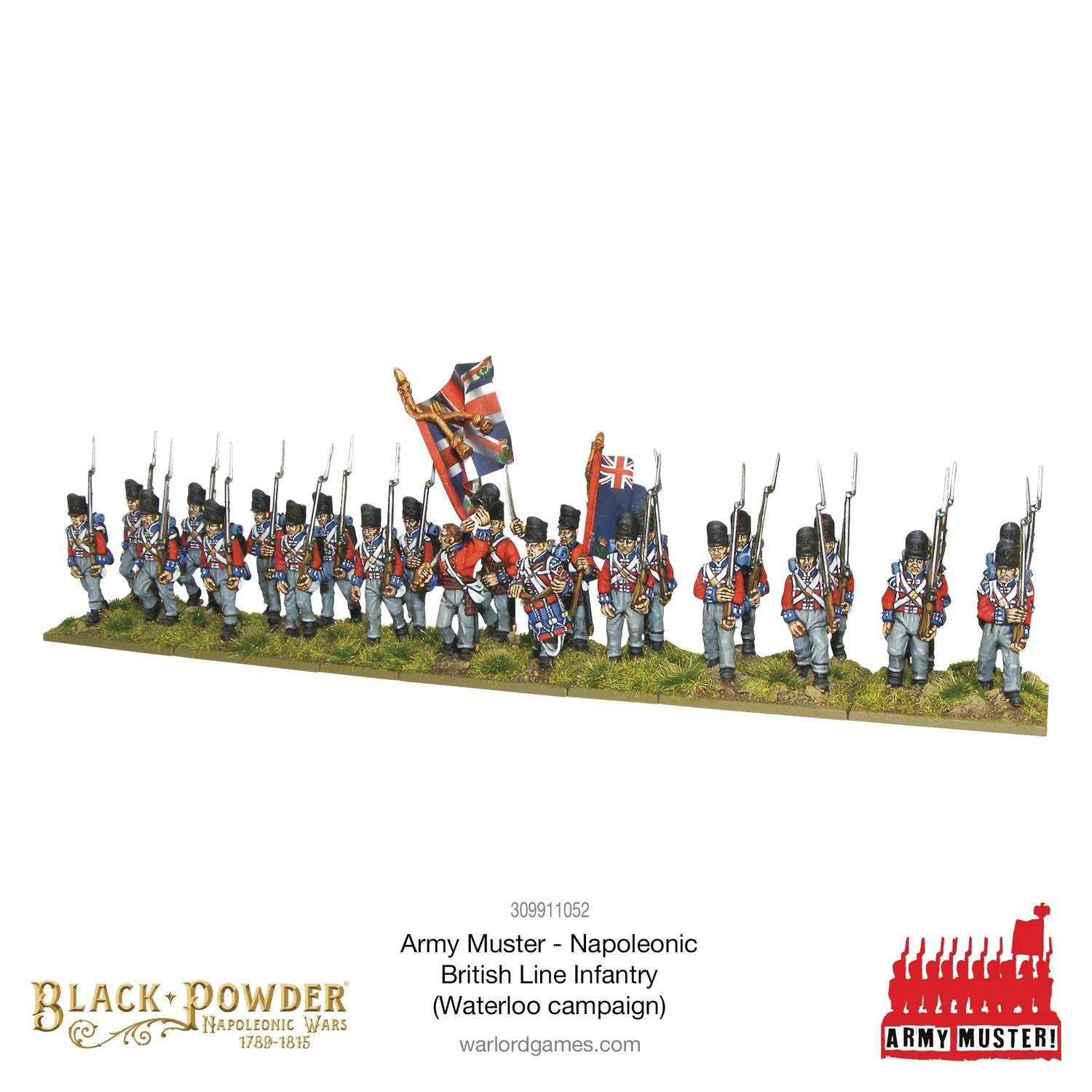 Warlord Black Powder Army Muster infanterie anglaise