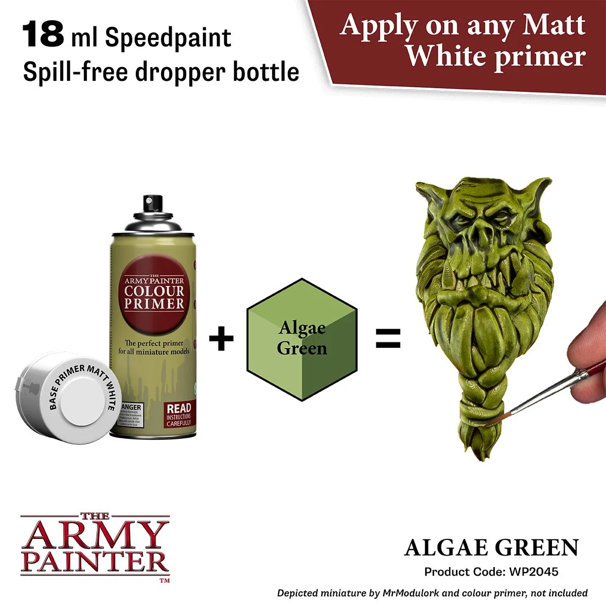 Bolt Action Speedpaint Algae Green peinture figurine verte