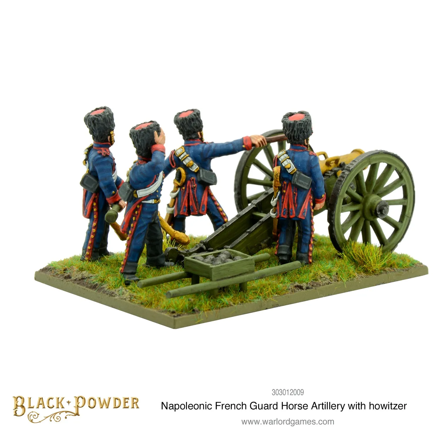Warlord Games Black Powder artillerie garde obusier métal