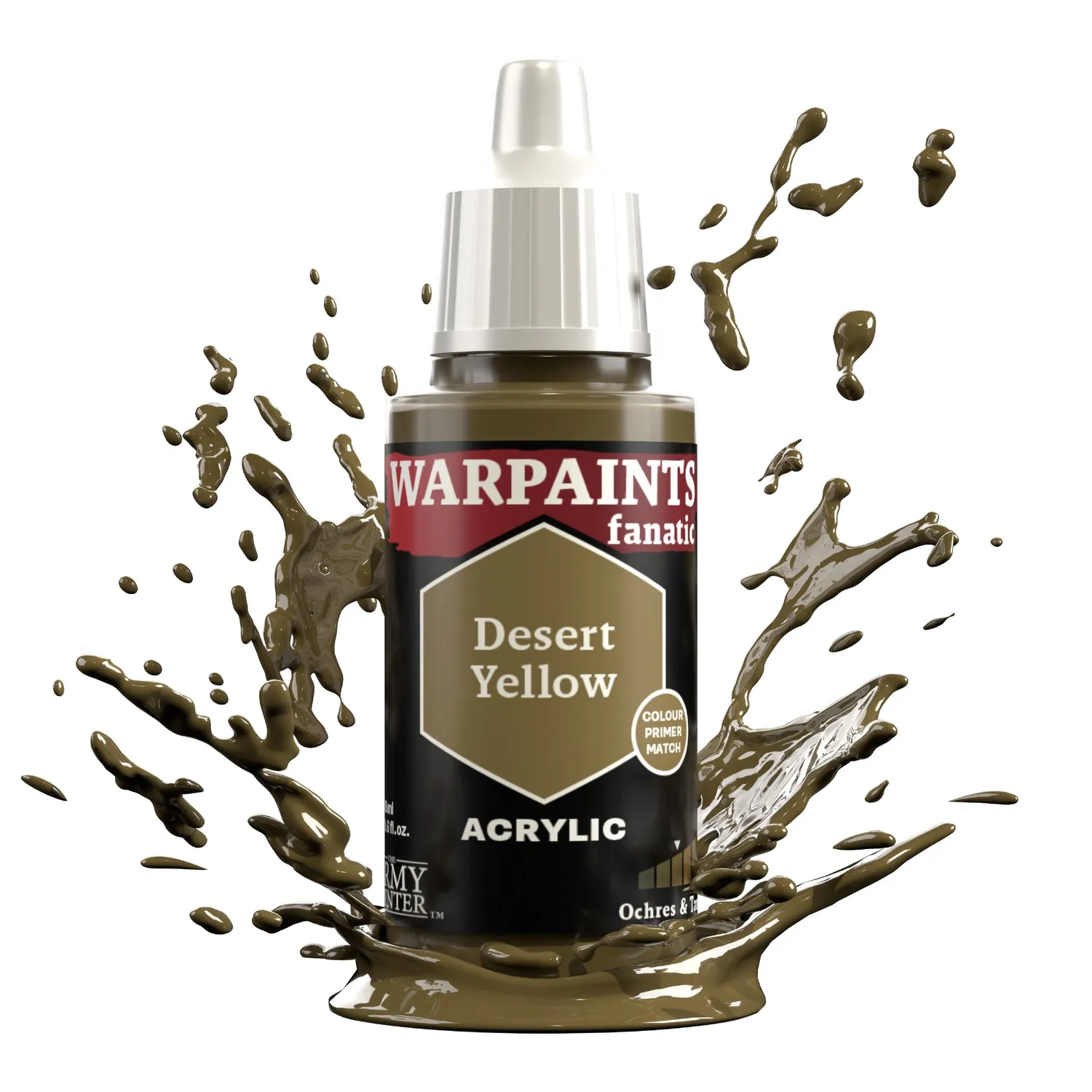 Army Painter Warpaints Fanatic Desert Yellow peinture 18 ml jaune désert