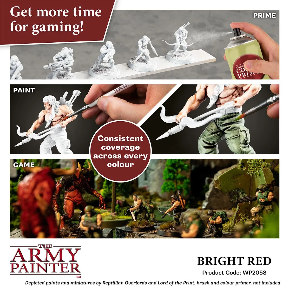 Army Painter Speedpaint Bright Red peinture figurine rouge 18 ml couche unique