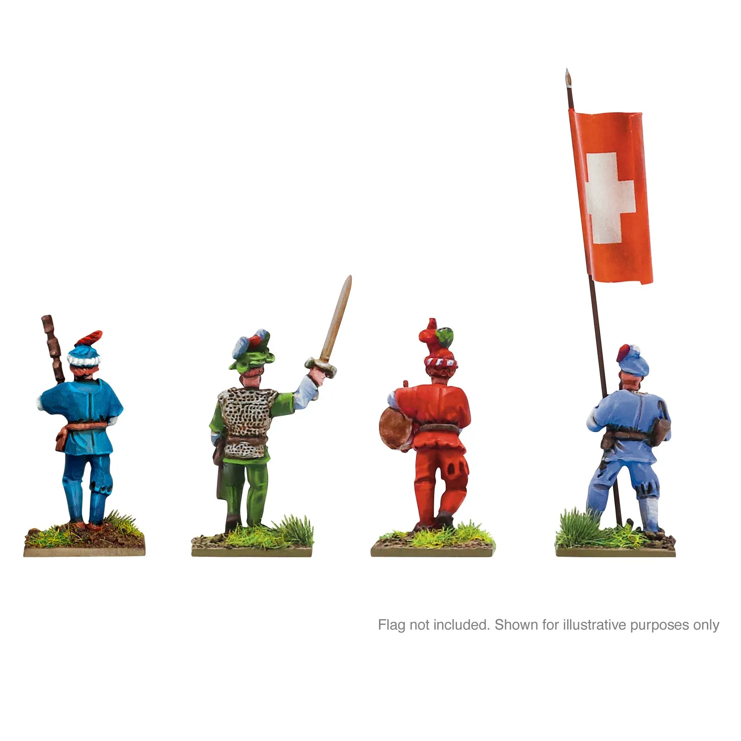 Bolt Action Pike Shotte Italian Wars Swiss Command métal