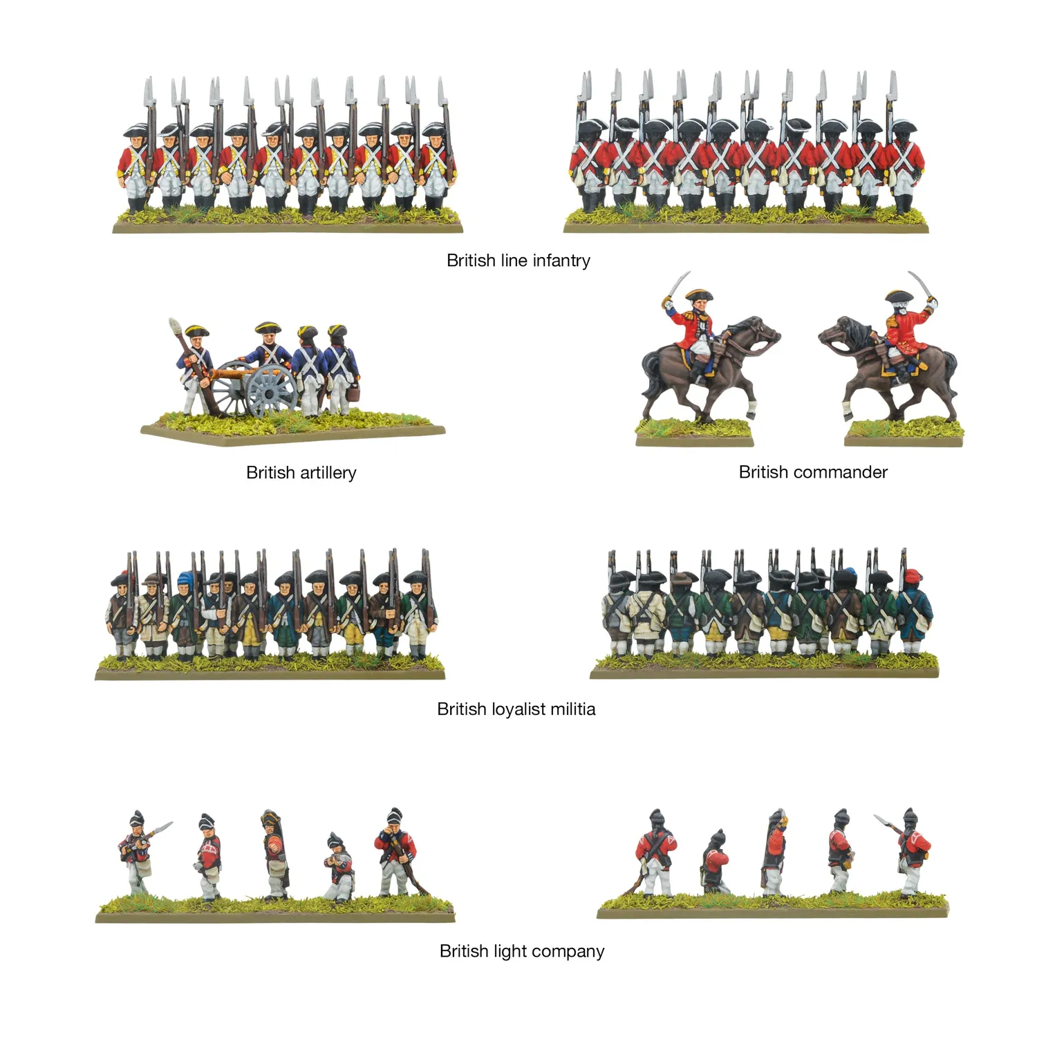 Black Powder Epic Battles Revolution brigade britannique coffret