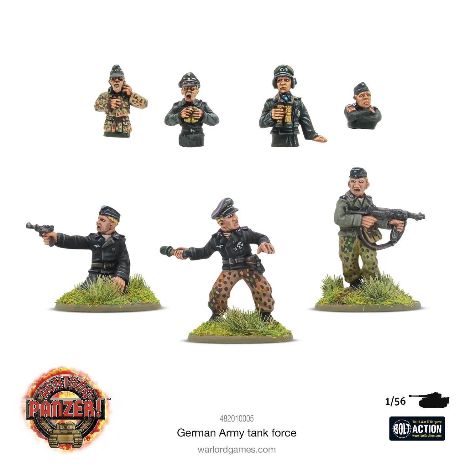 Achtung Panzer! German Army Tank Force maquette chars 5 kits