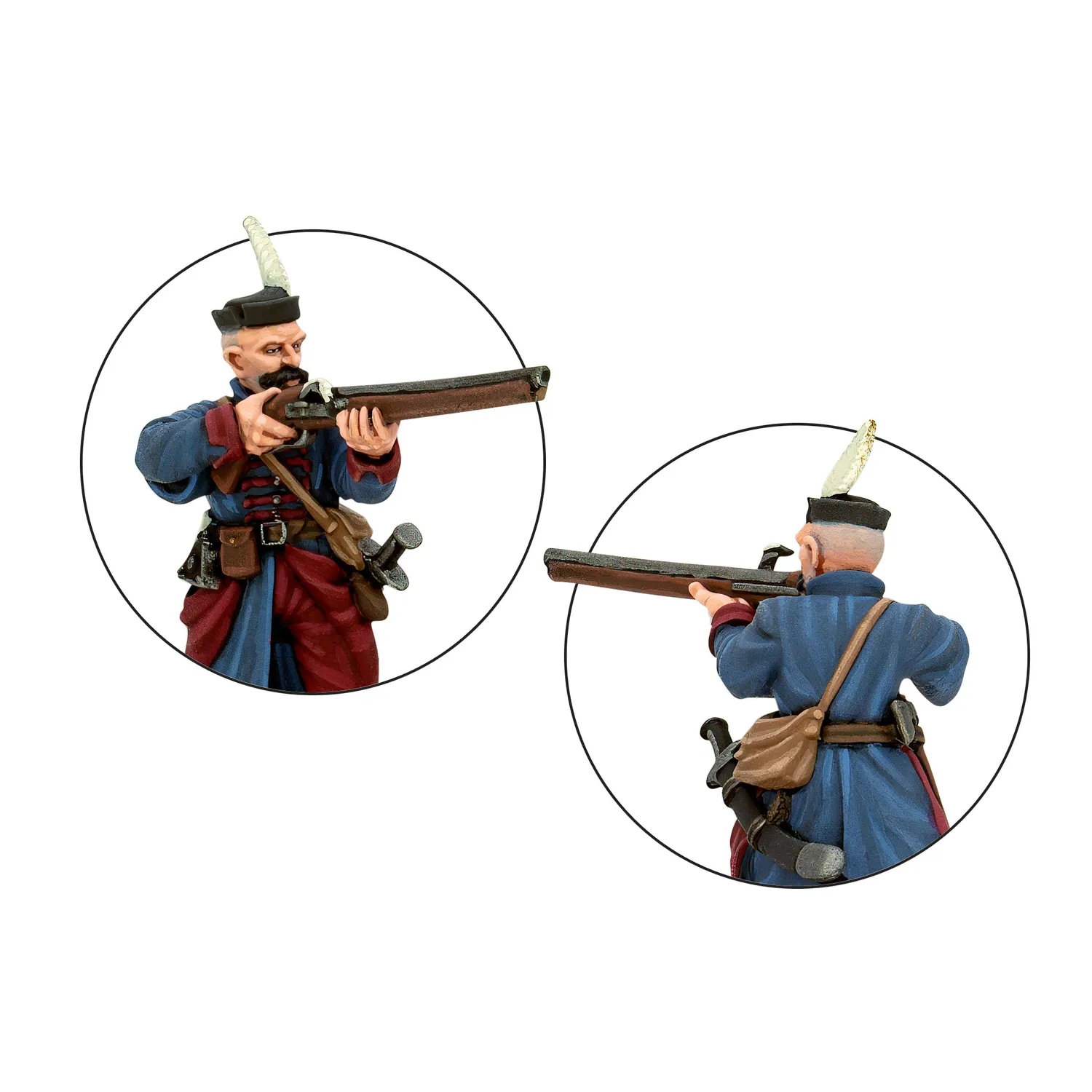 Bolt Action Pike & Shotte Hajduks tir figurines métal