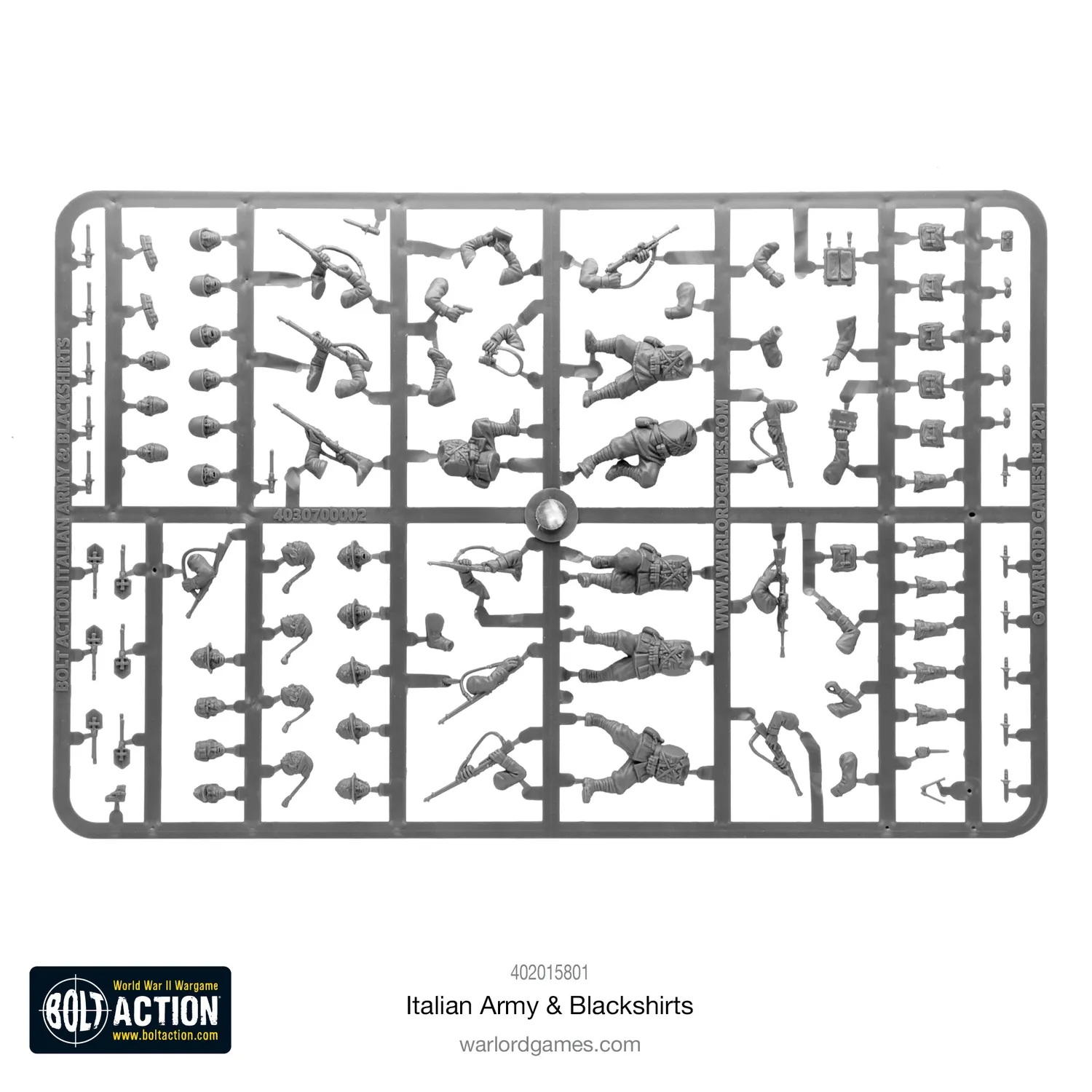 Bolt Action Italian Army & Blackshirts figurines plastique