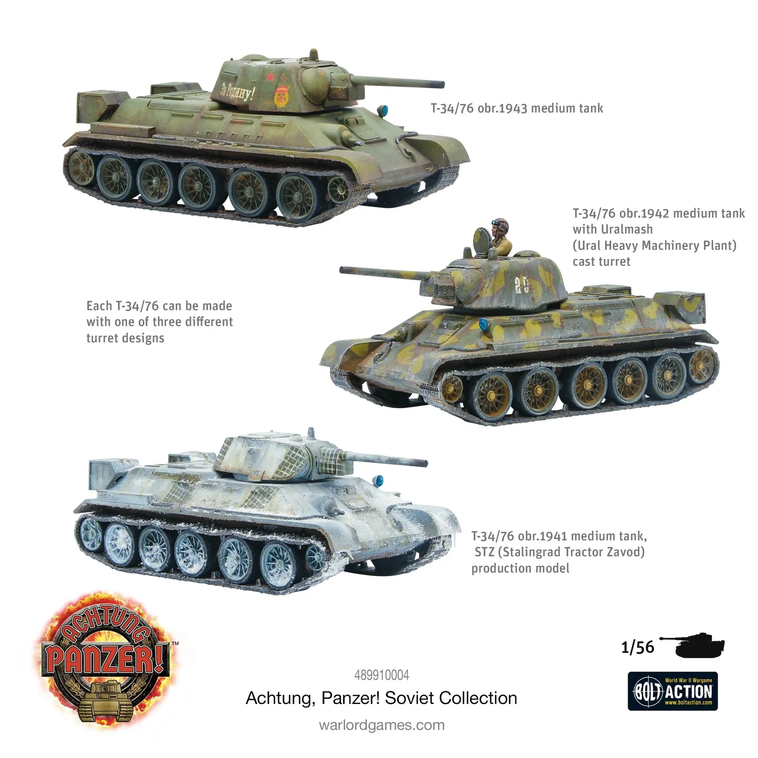 Bolt Action Achtung Panzer! Soviet Collection coffret sovitique