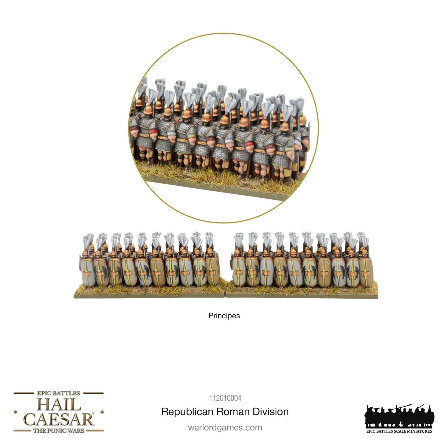 Hail Caesar Epic Battles Republican Roman division plastique
