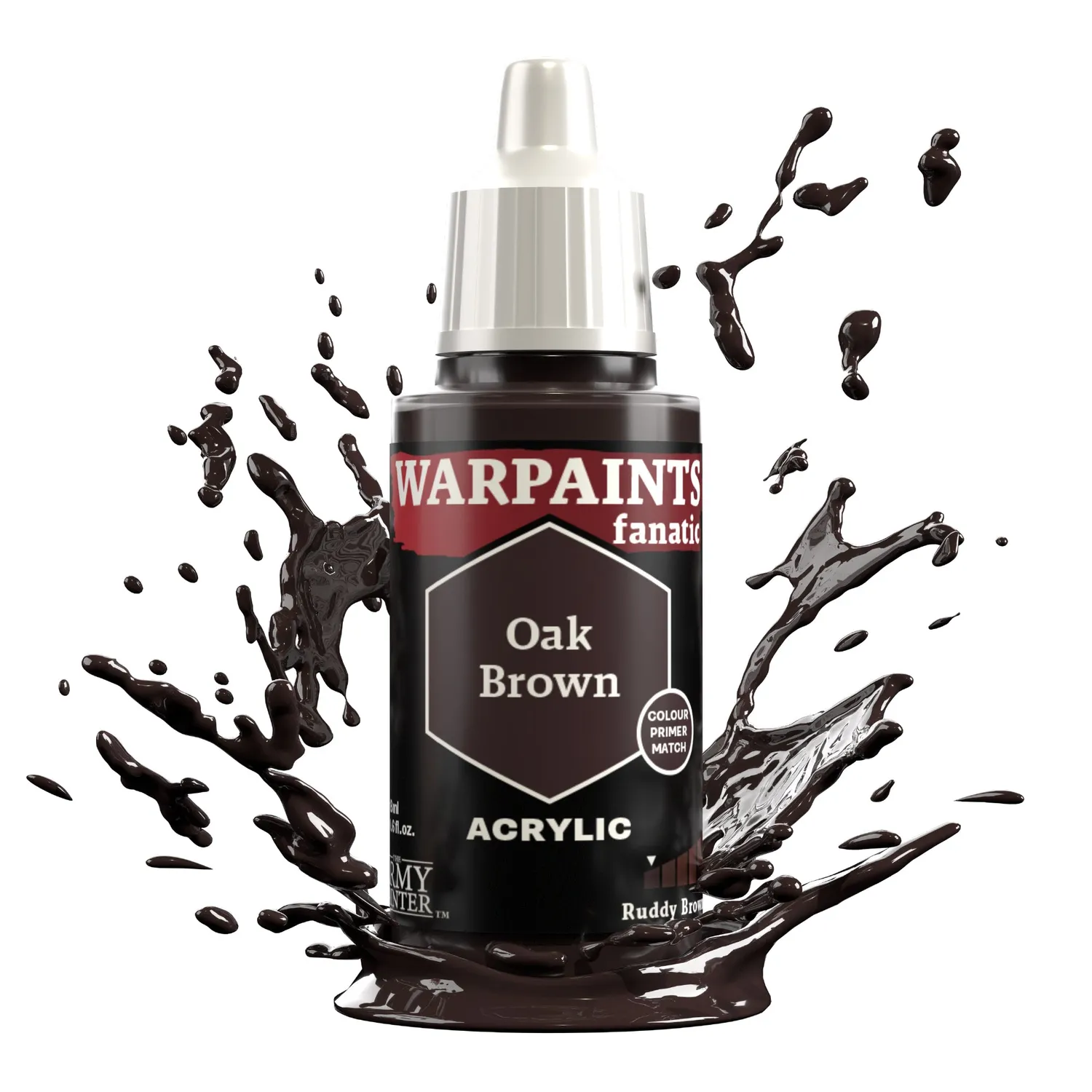 Army Painter Warpaints Fanatic Oak Brown peinture marron 18ml
