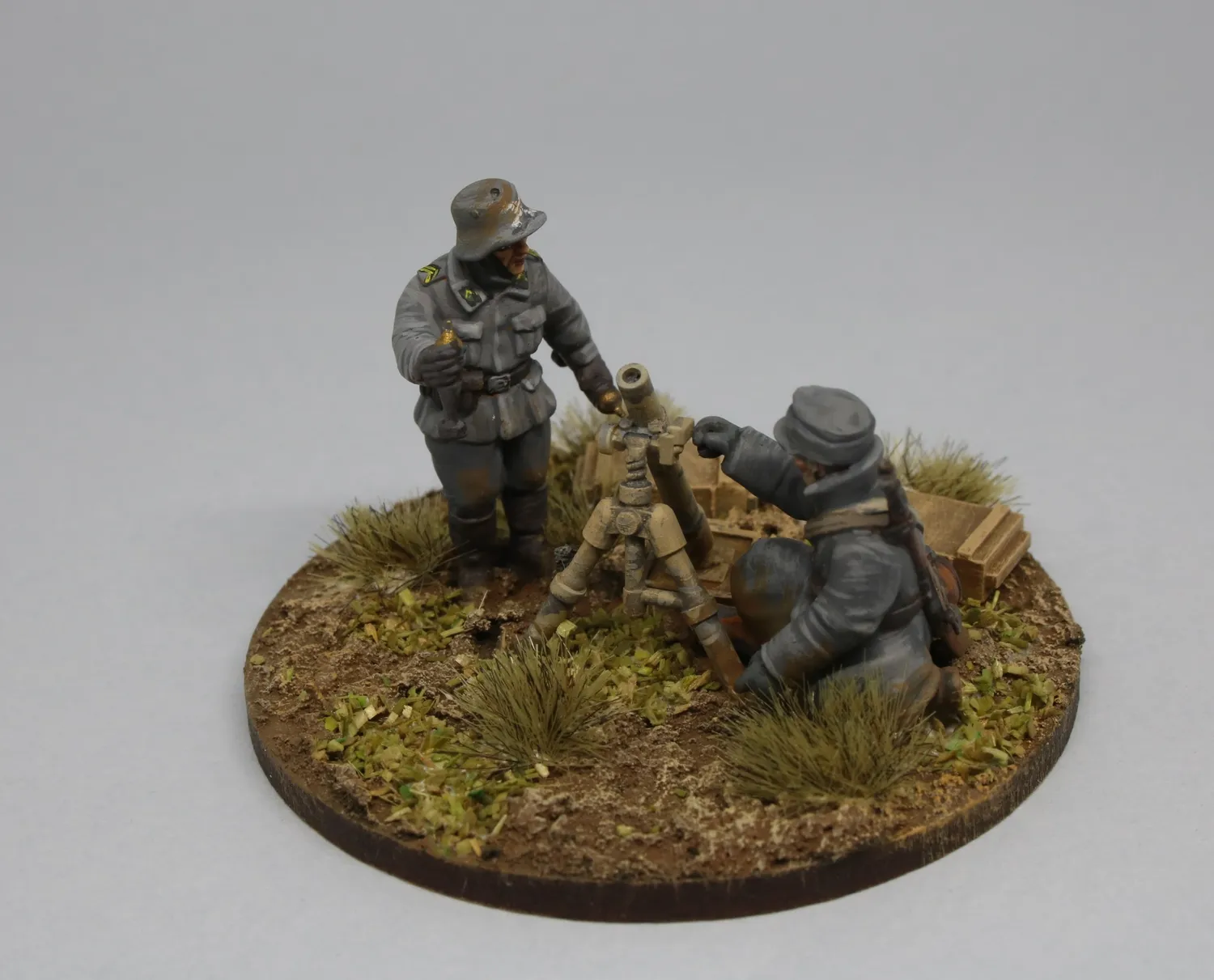 Armes collectives et supports finlandais figurines résine 28mm