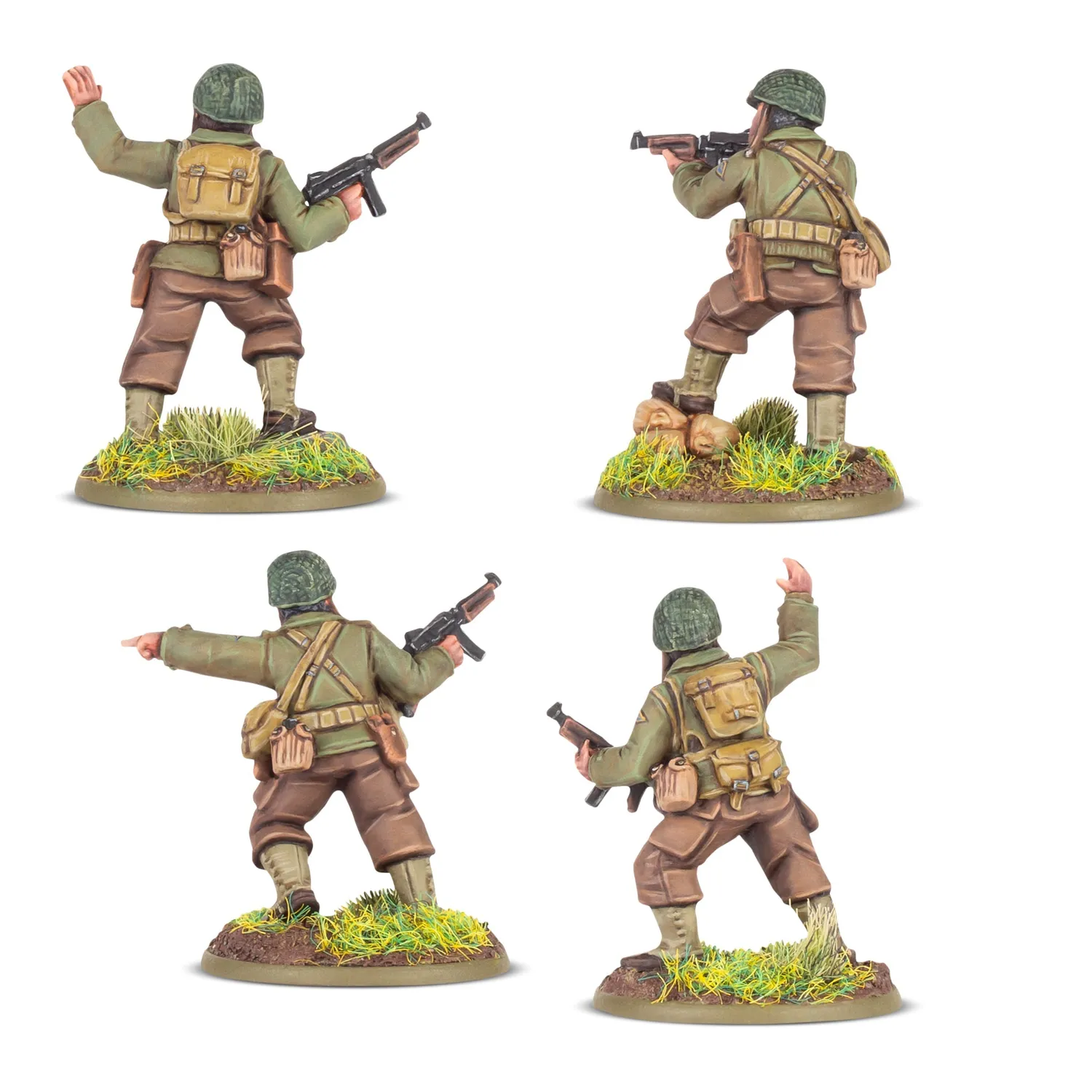 Bolt Action Rangers US officiers commandement résine